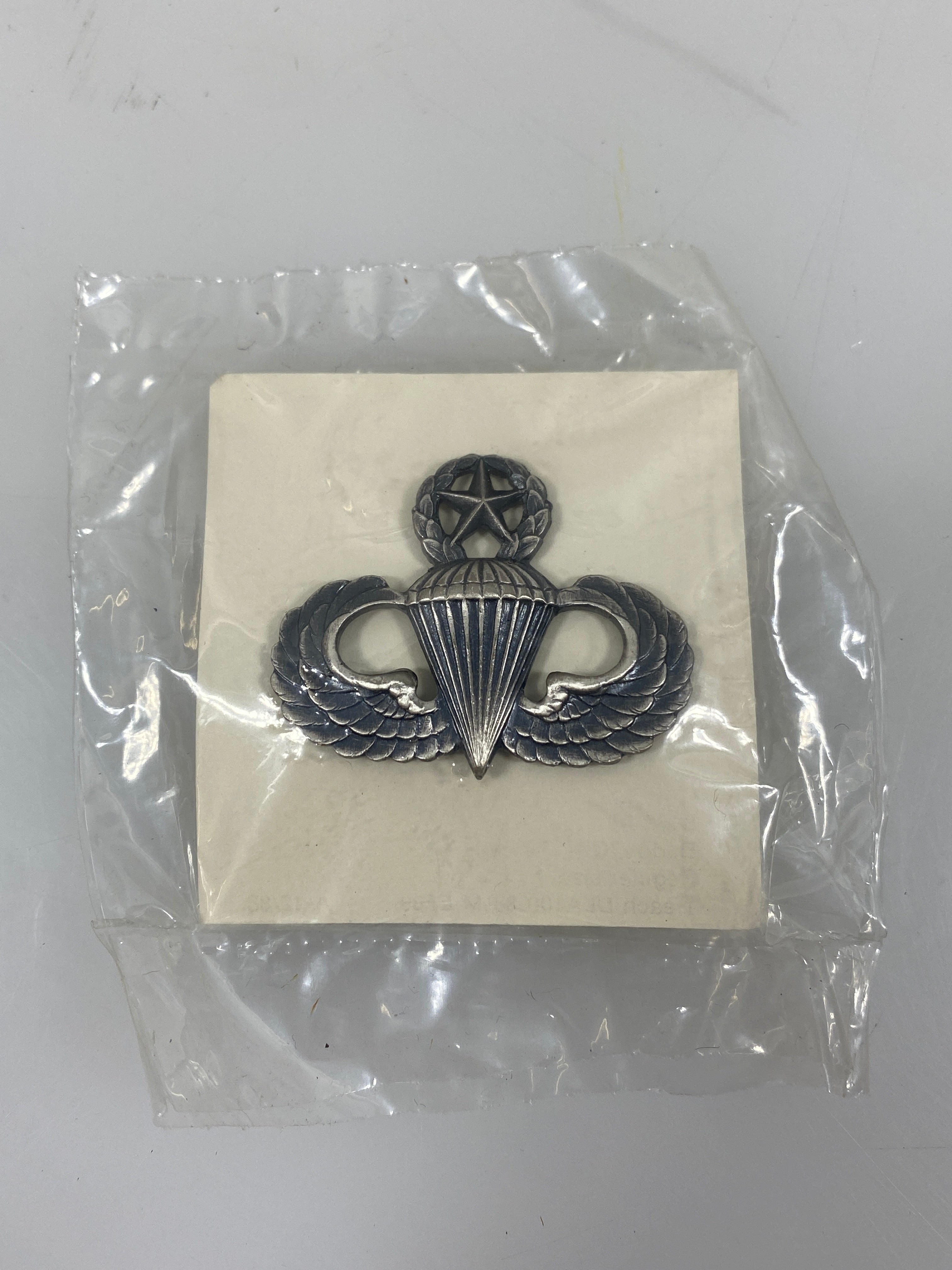 U.S. Army Master Parachutist Silver Badge Pin