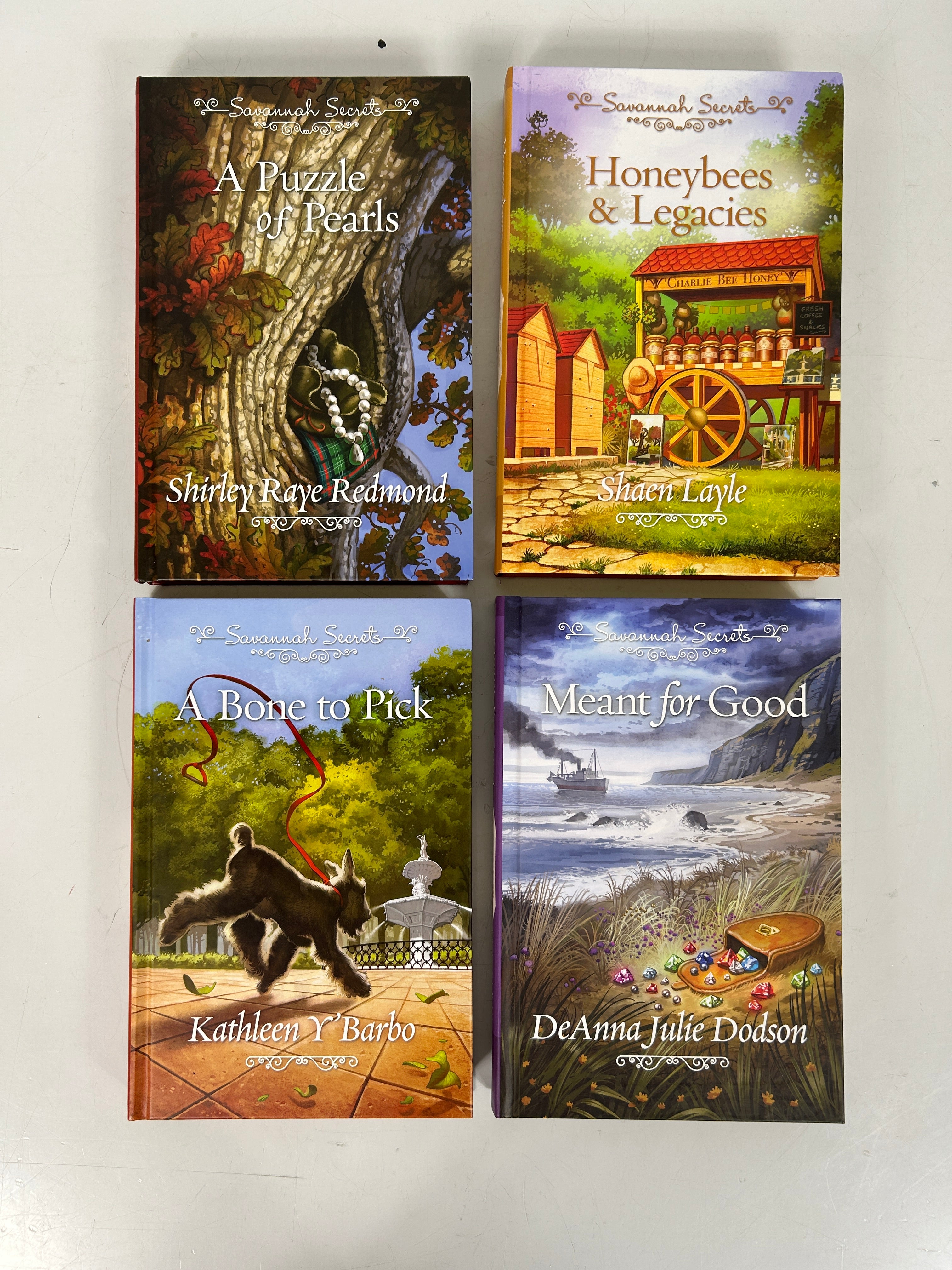 Lot of 4 Savannah Secrets Mysteries Guideposts HC