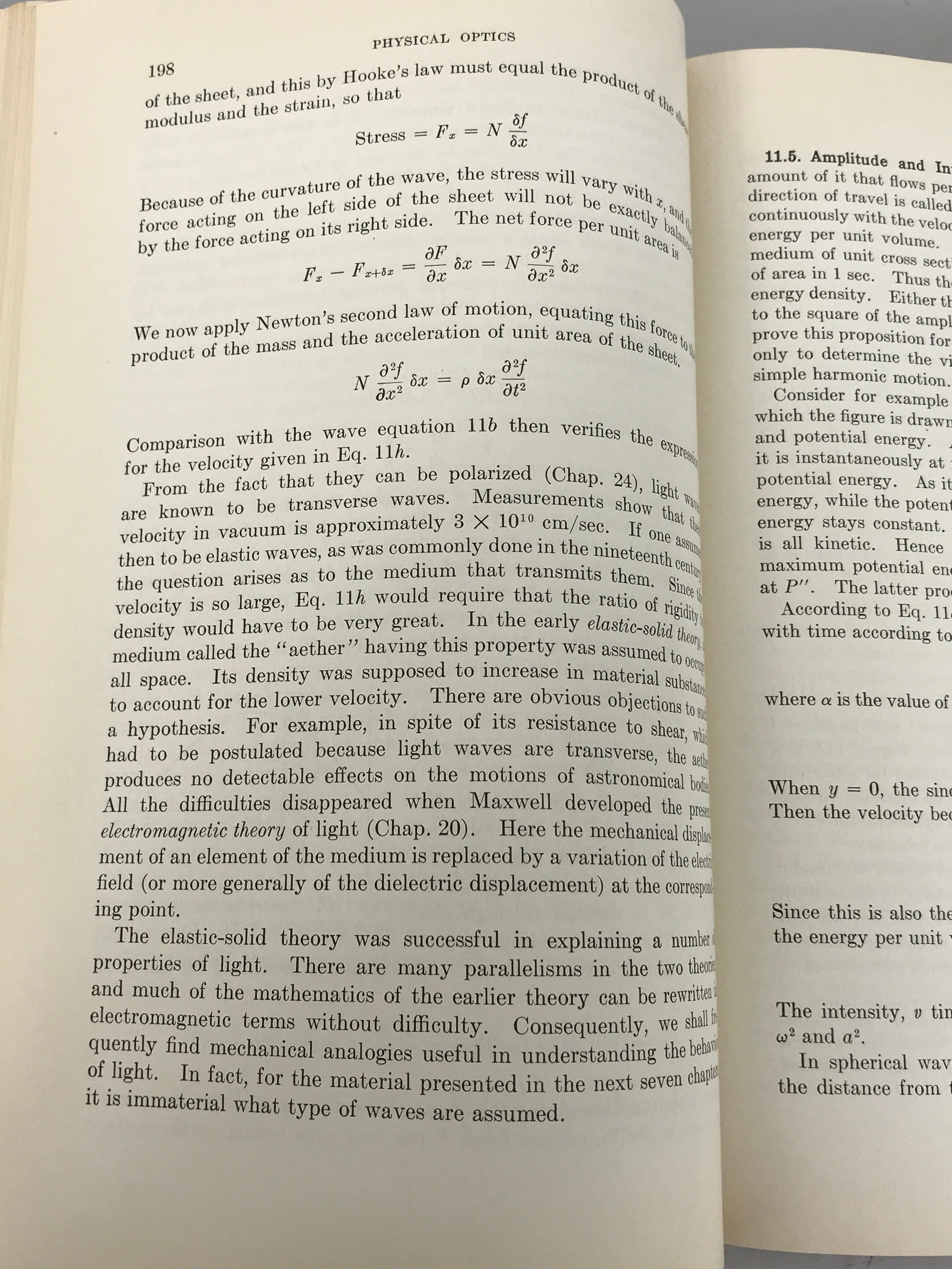 Fundamentals of Optics by Francis A. Jenkins and Harvey E. White 1957 HC DJ