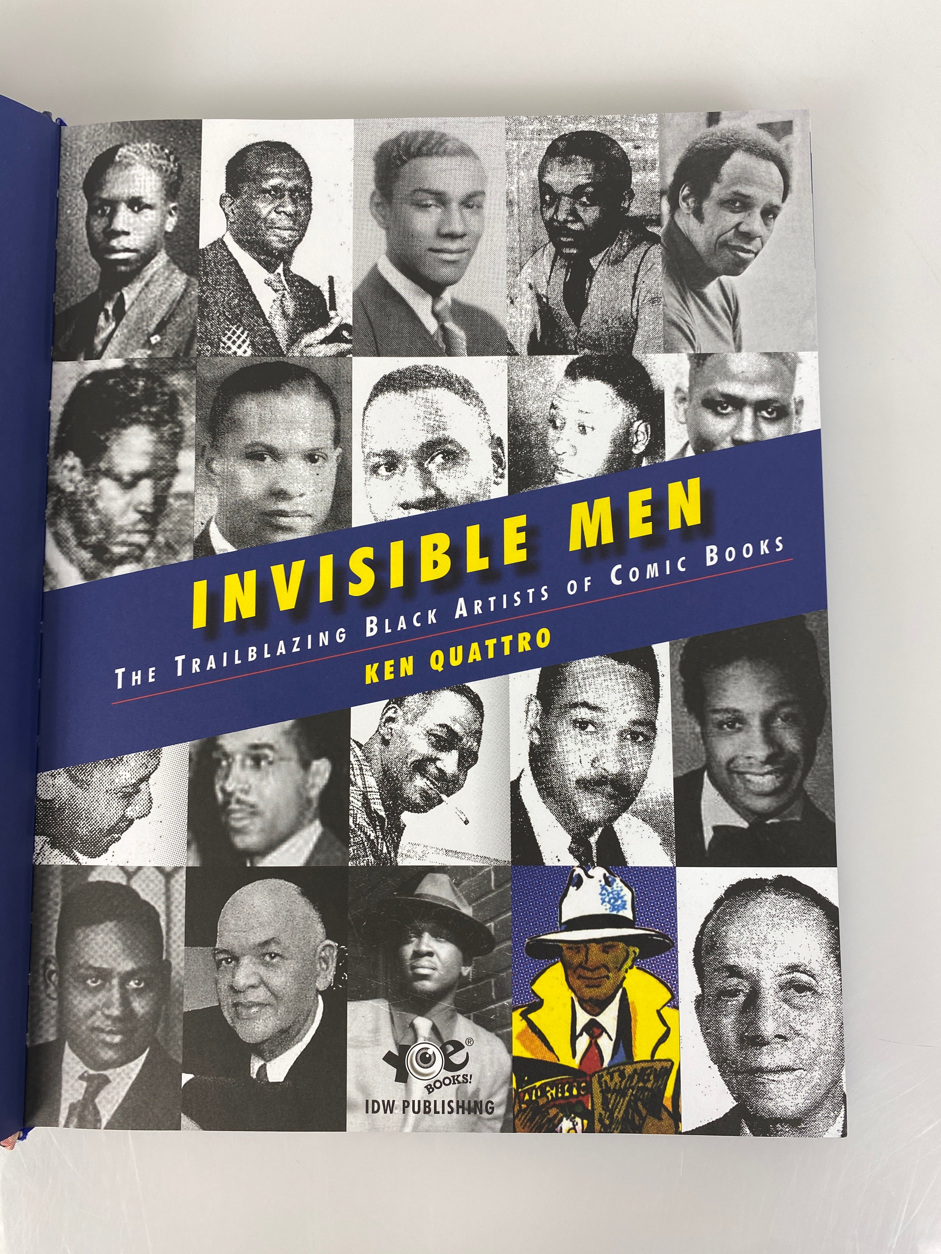 Invisible Men Trailblazing Black Comic Book Artists Ken Quattro HC 2020