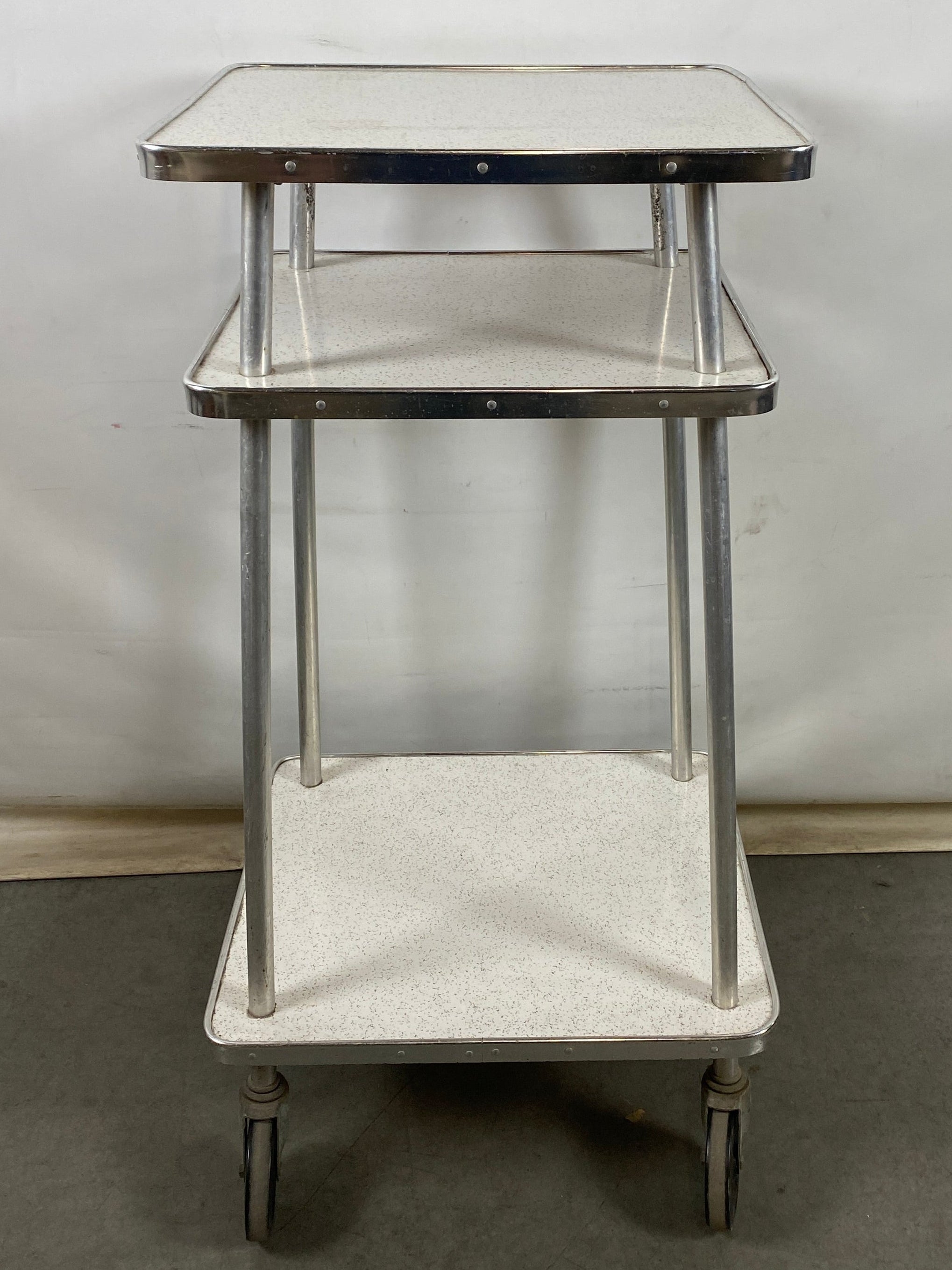 Vintage 3 Tier Media Cart