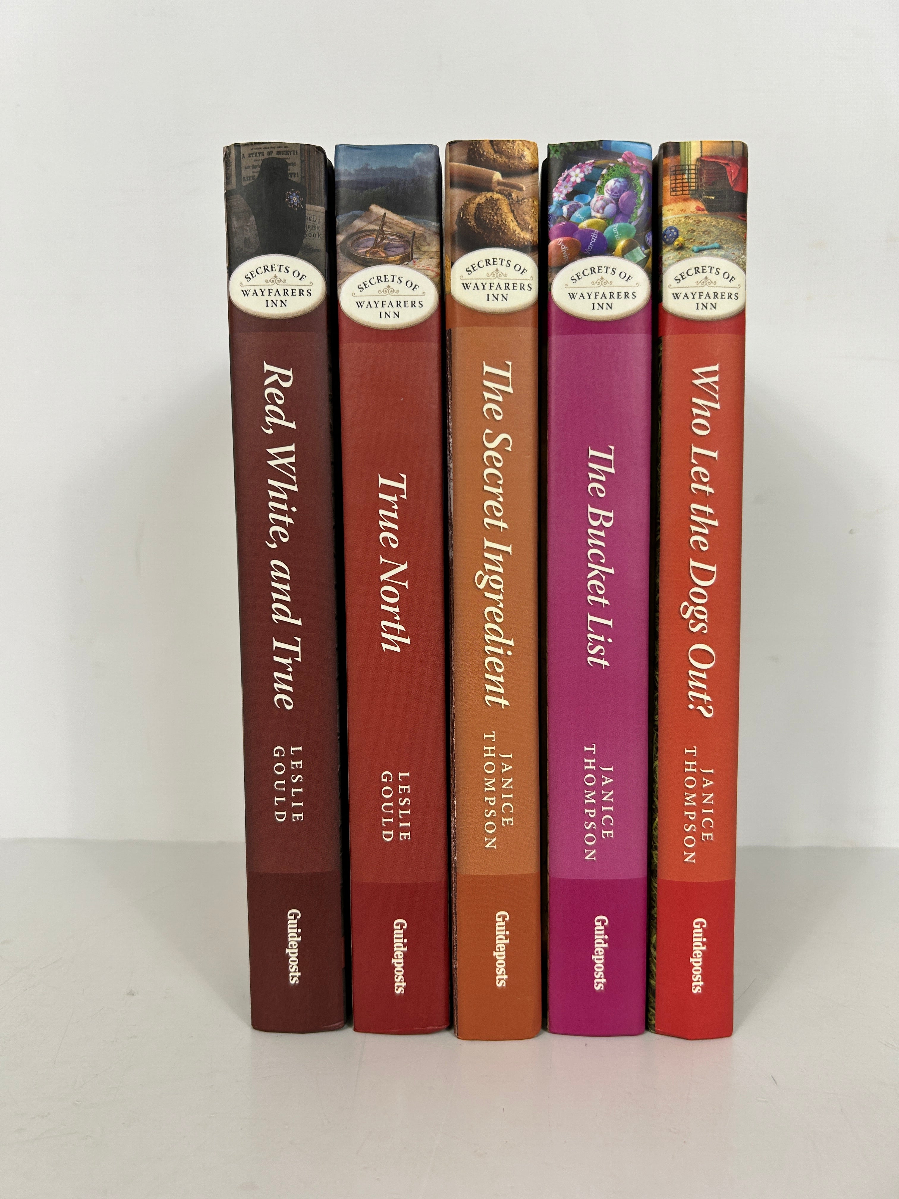 Lot of 5 Secrets of Wayfarers Inn Cozy Mysteries Guideposts HC