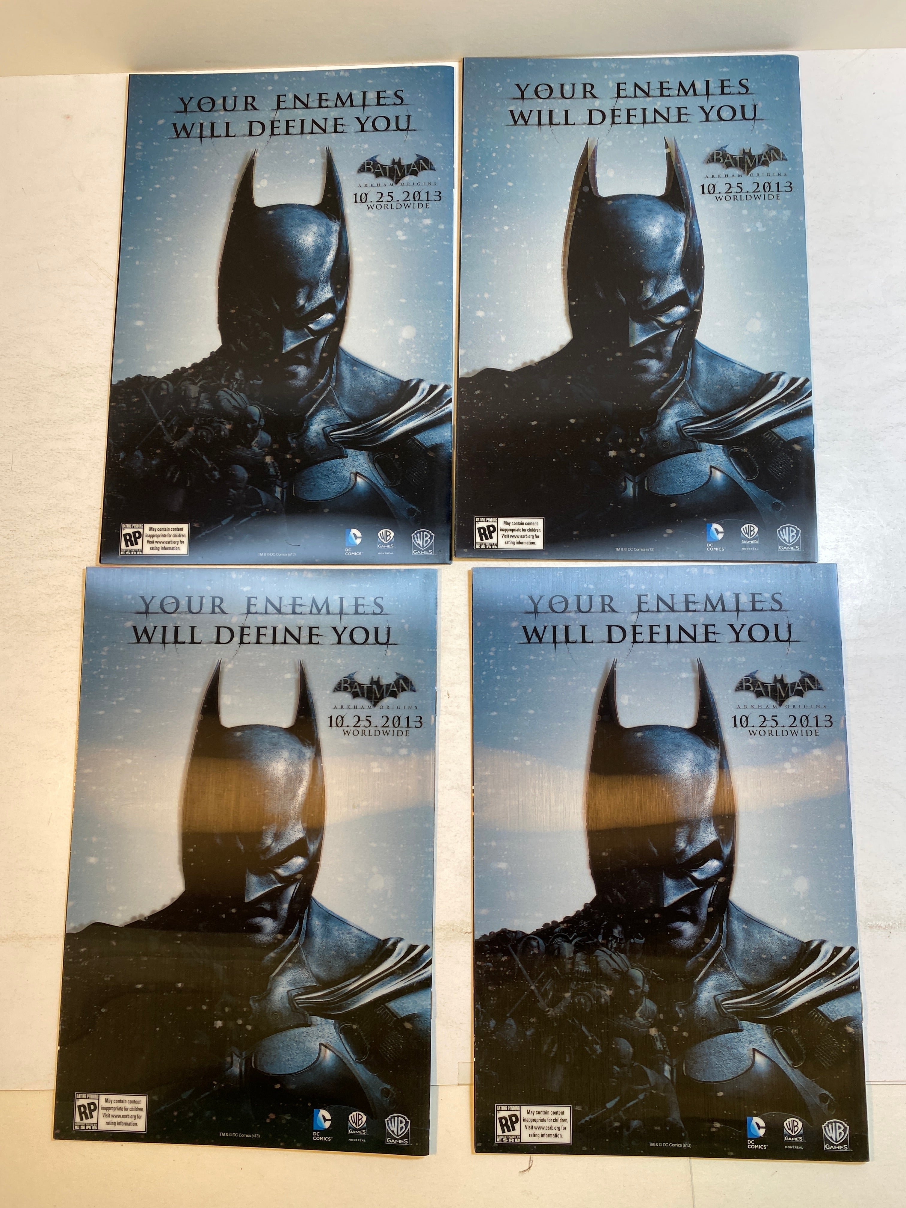 Lot of 4 Justice League America 7.1-7.4 Lenticular Covers DC Comics 2013