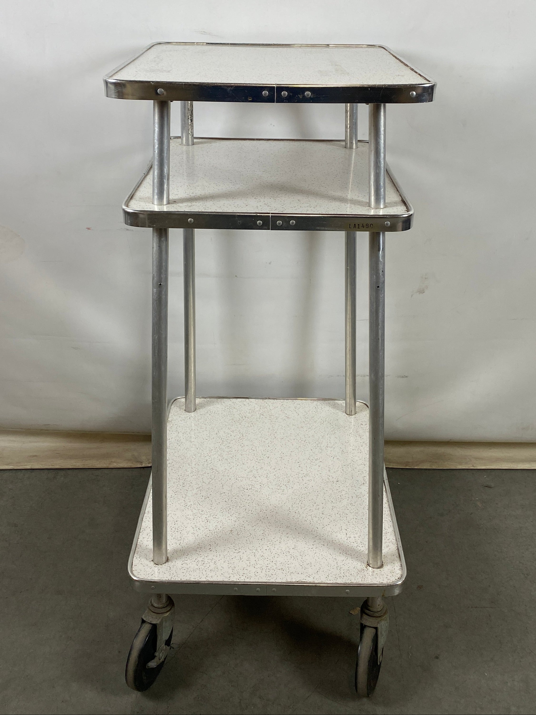 Vintage 3 Tier Media Cart
