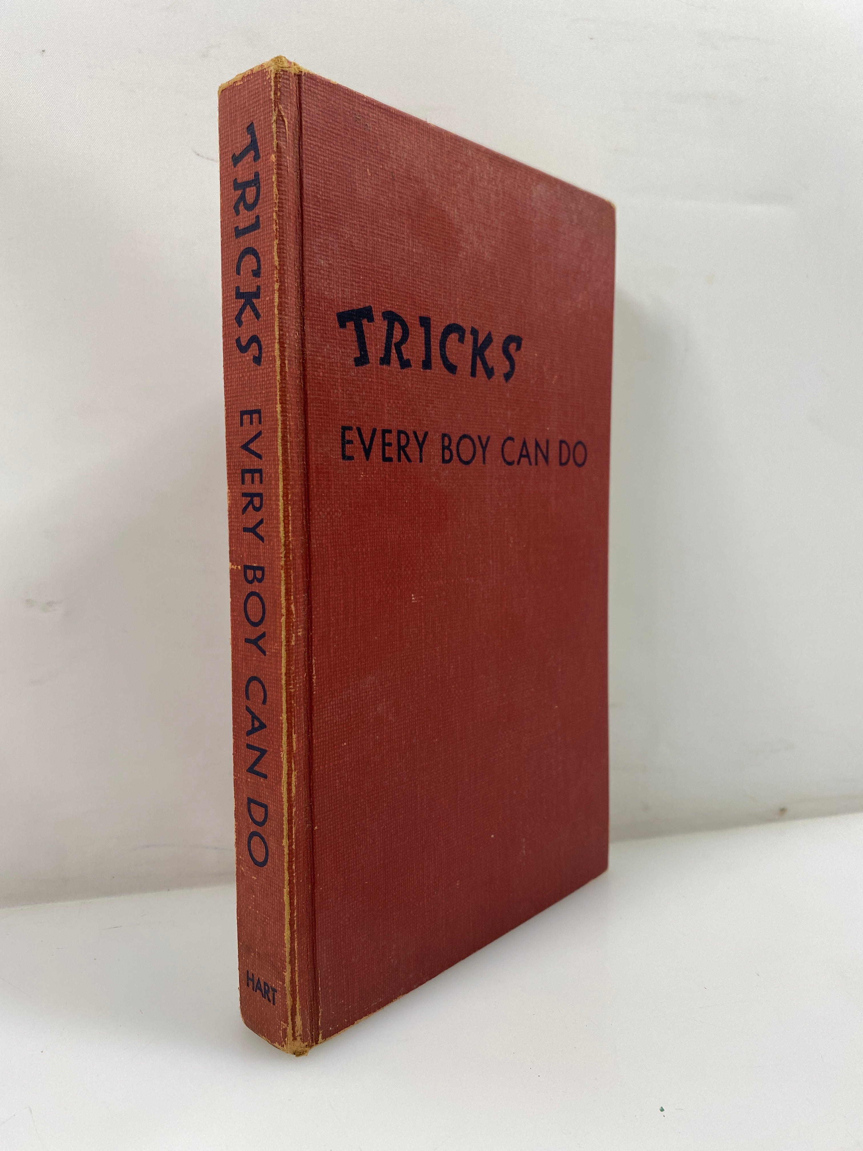 Tricks Every Boy Can Do by Joseph Todd 1948 HC