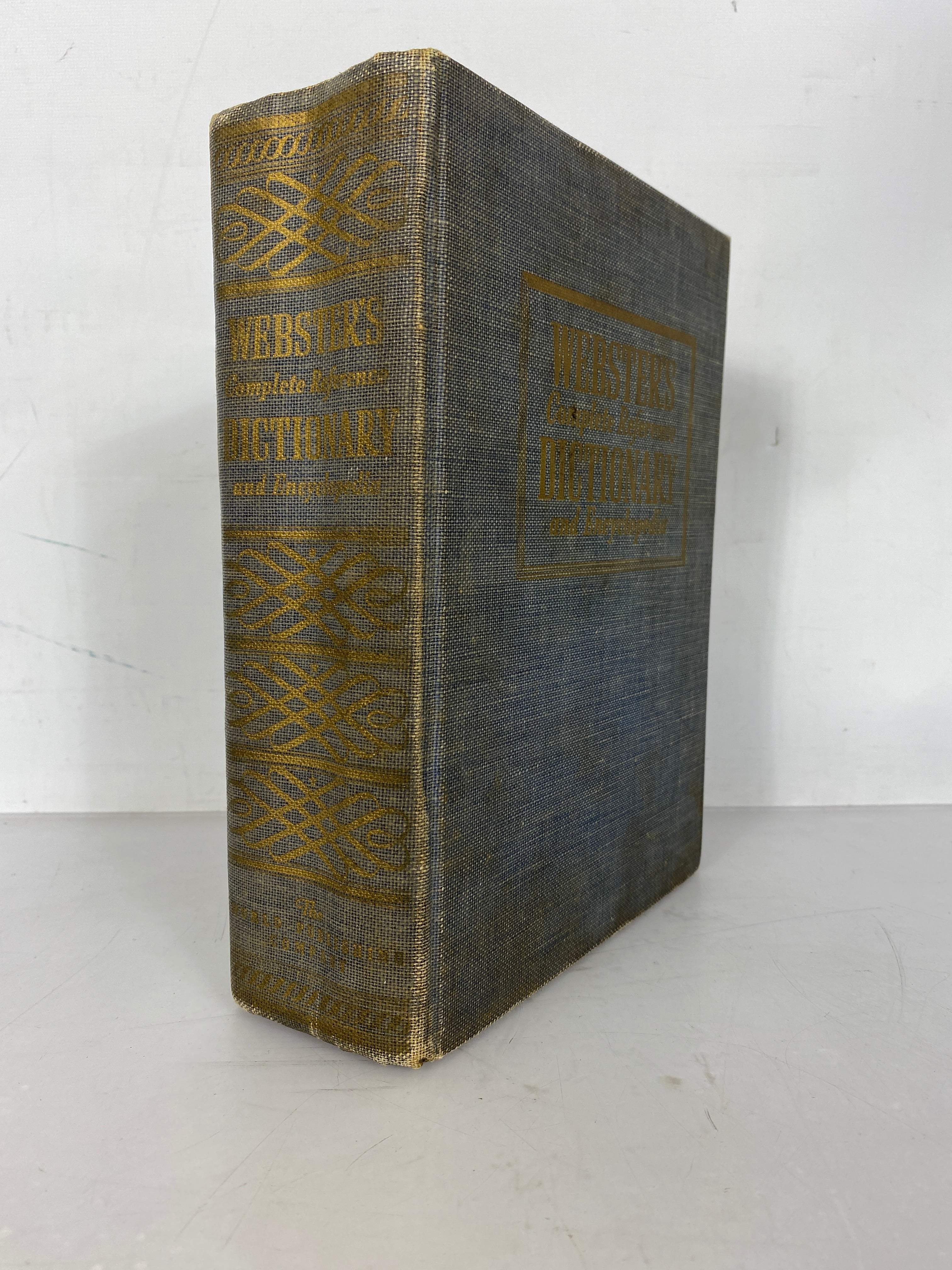 Webster's Complete Reference Dictionary and Encyclopedia 1946 HC