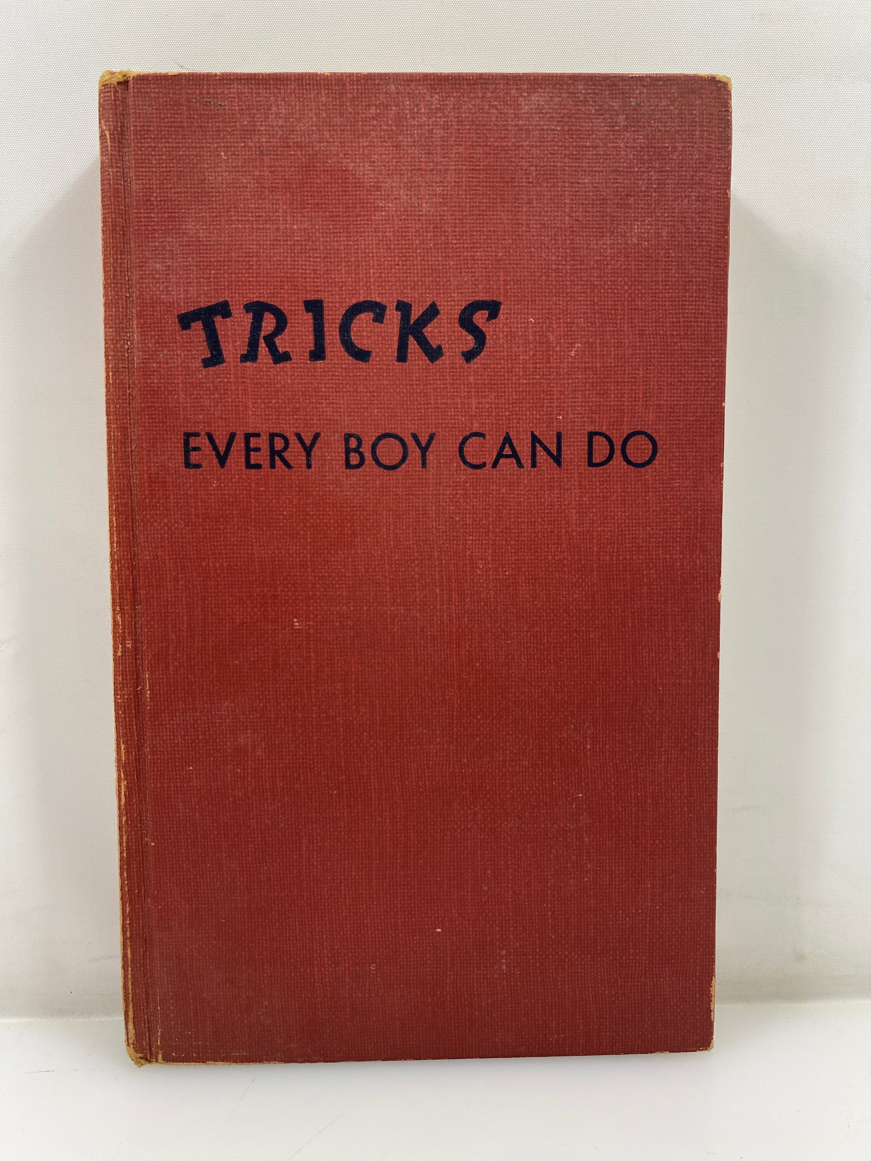 Tricks Every Boy Can Do by Joseph Todd 1948 HC
