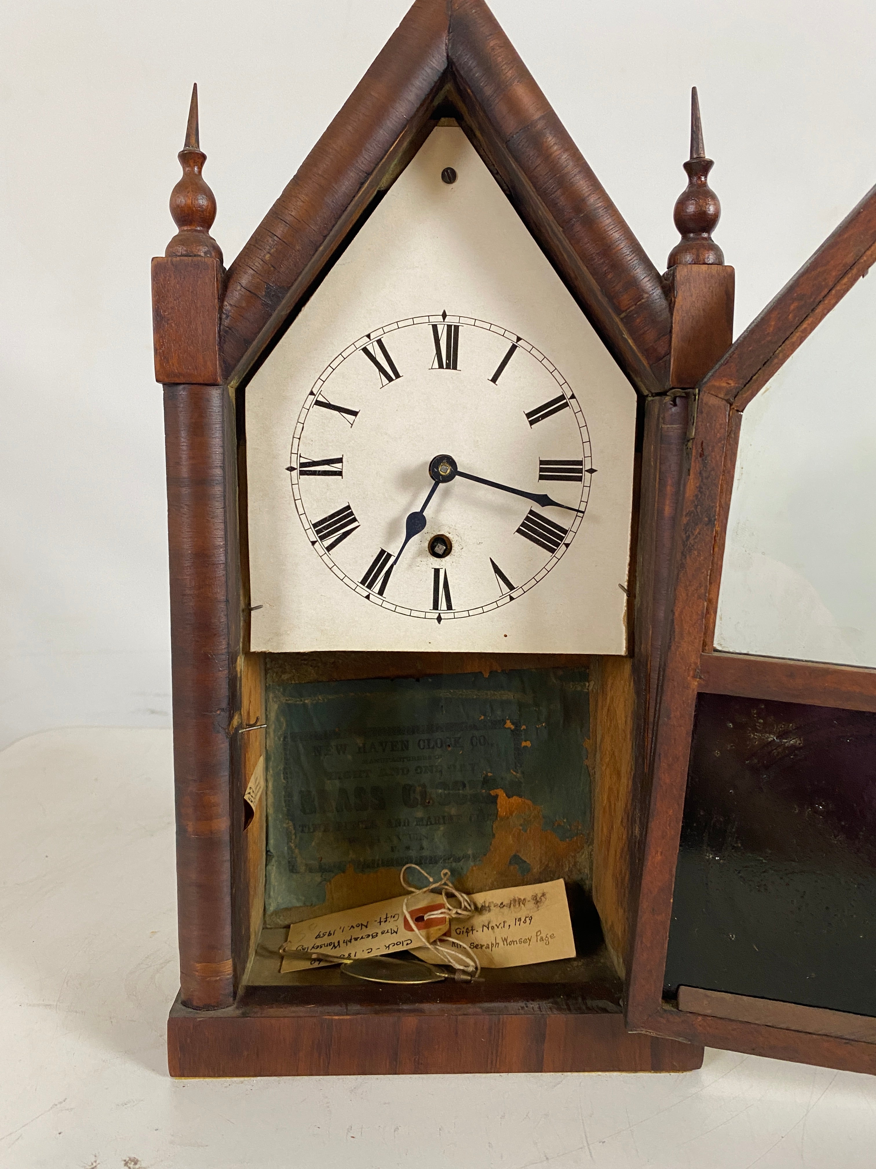 New Haven Clock Co. Small Steeple Clock