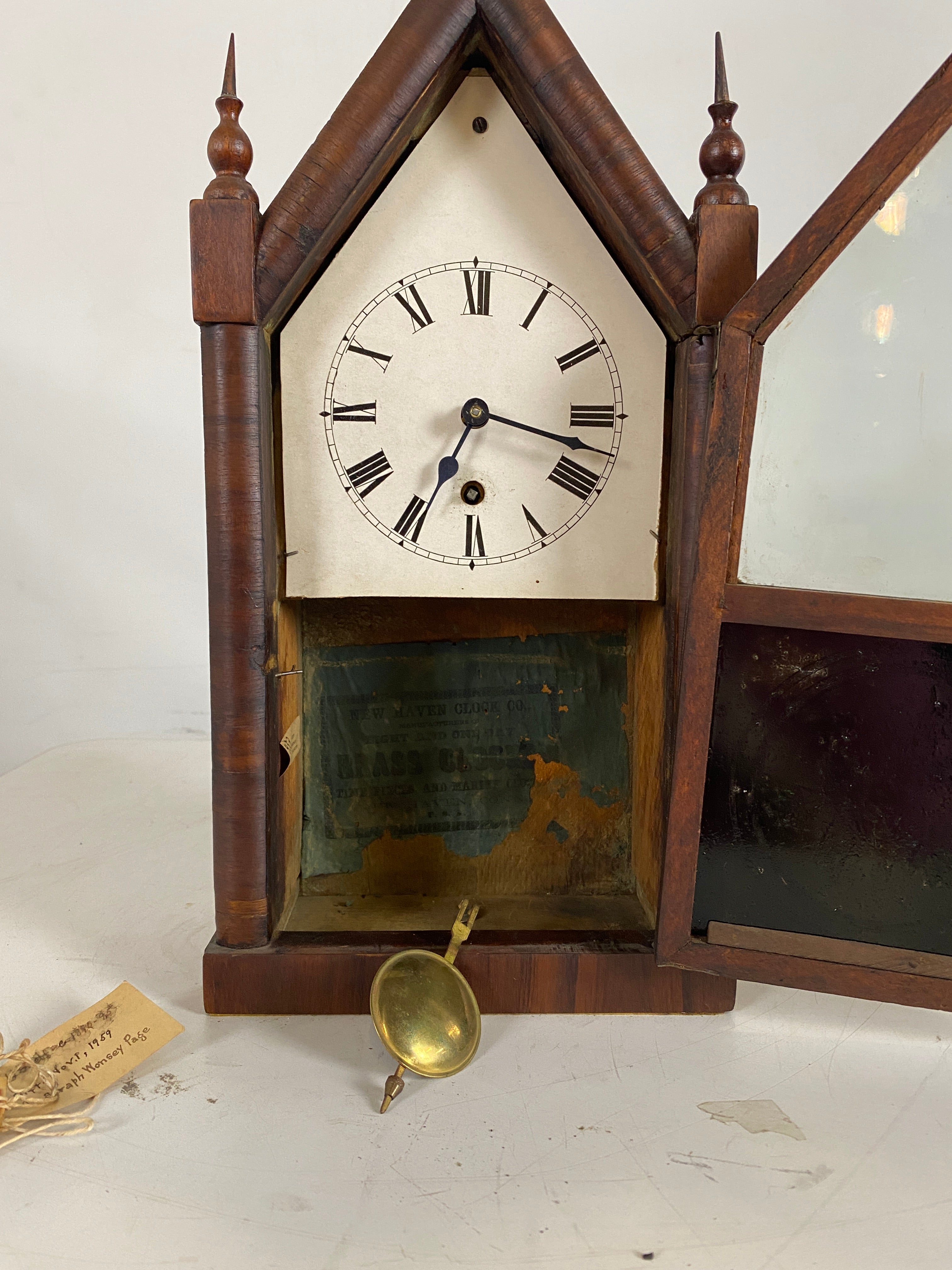 New Haven Clock Co. Small Steeple Clock