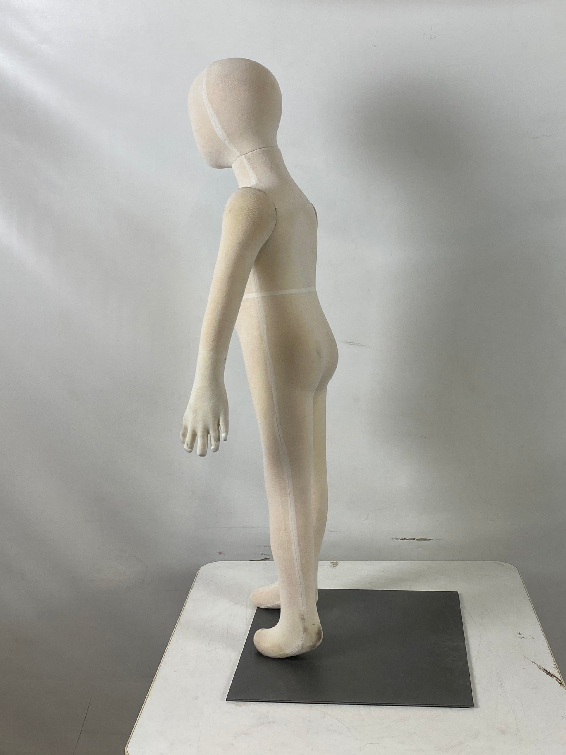 Full Body Child Silk Covered Foam Posable Mannequin