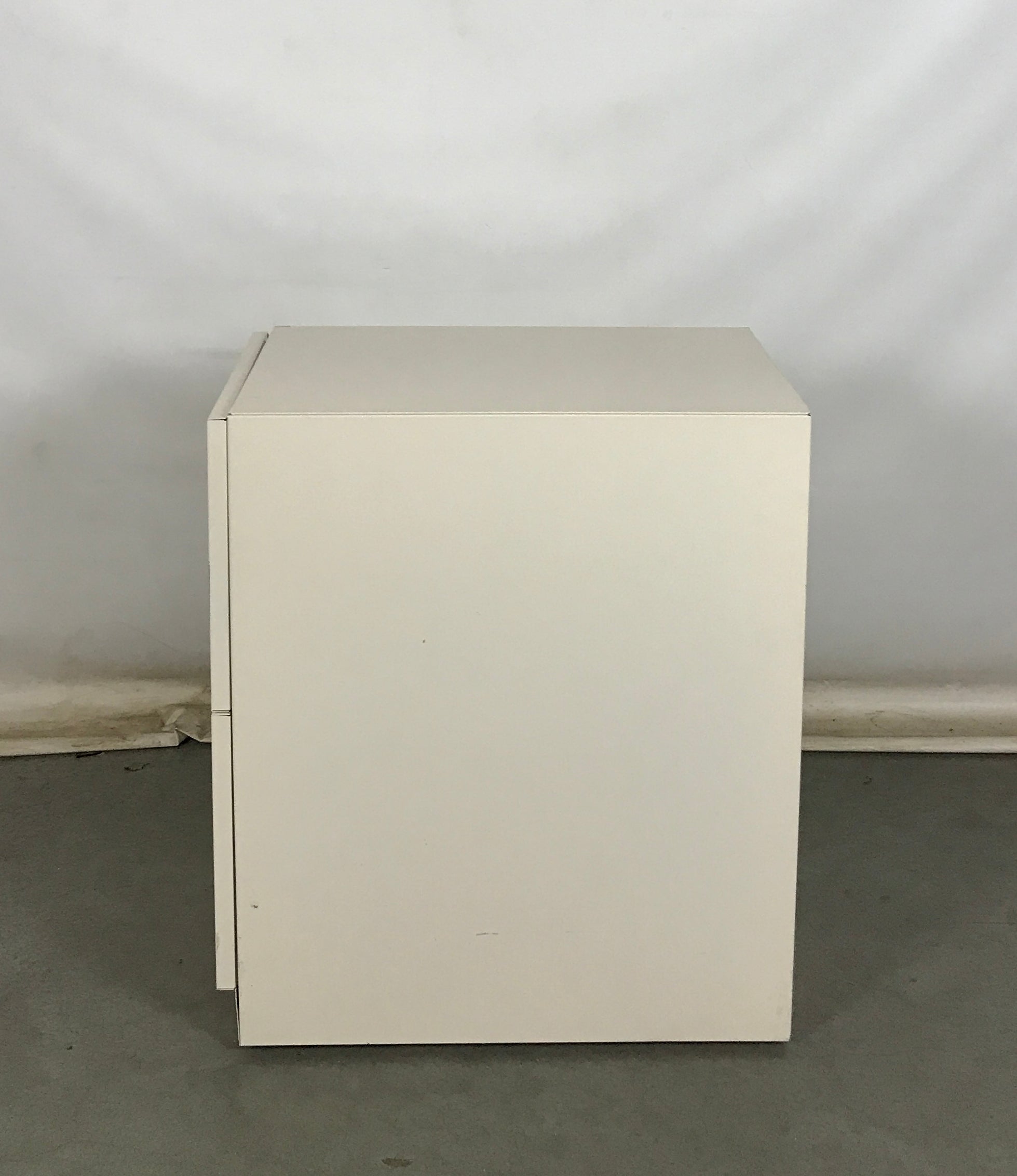 Steelcase Rolling White File Cabinet