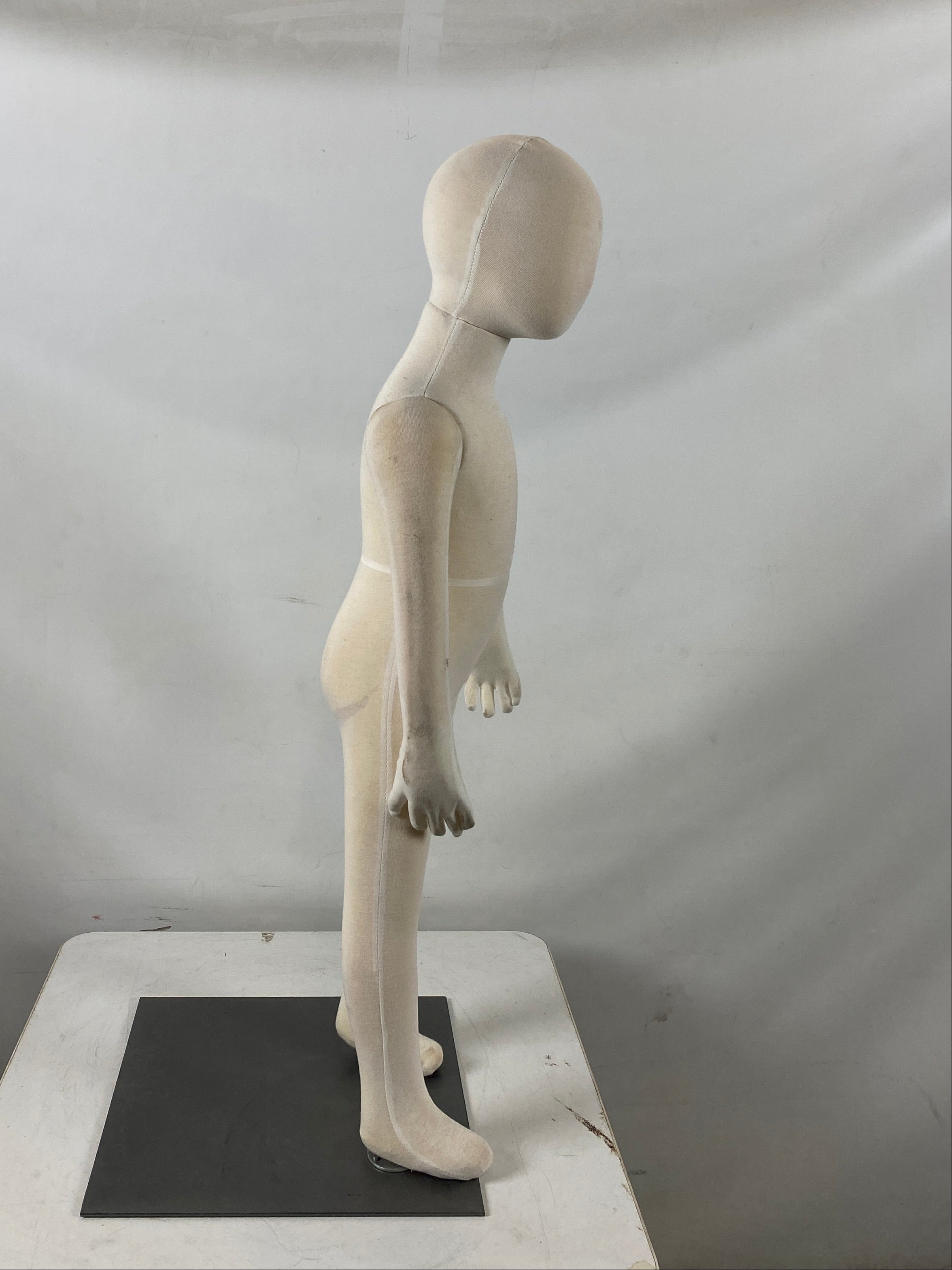 Full Body Child Silk Covered Foam Posable Mannequin