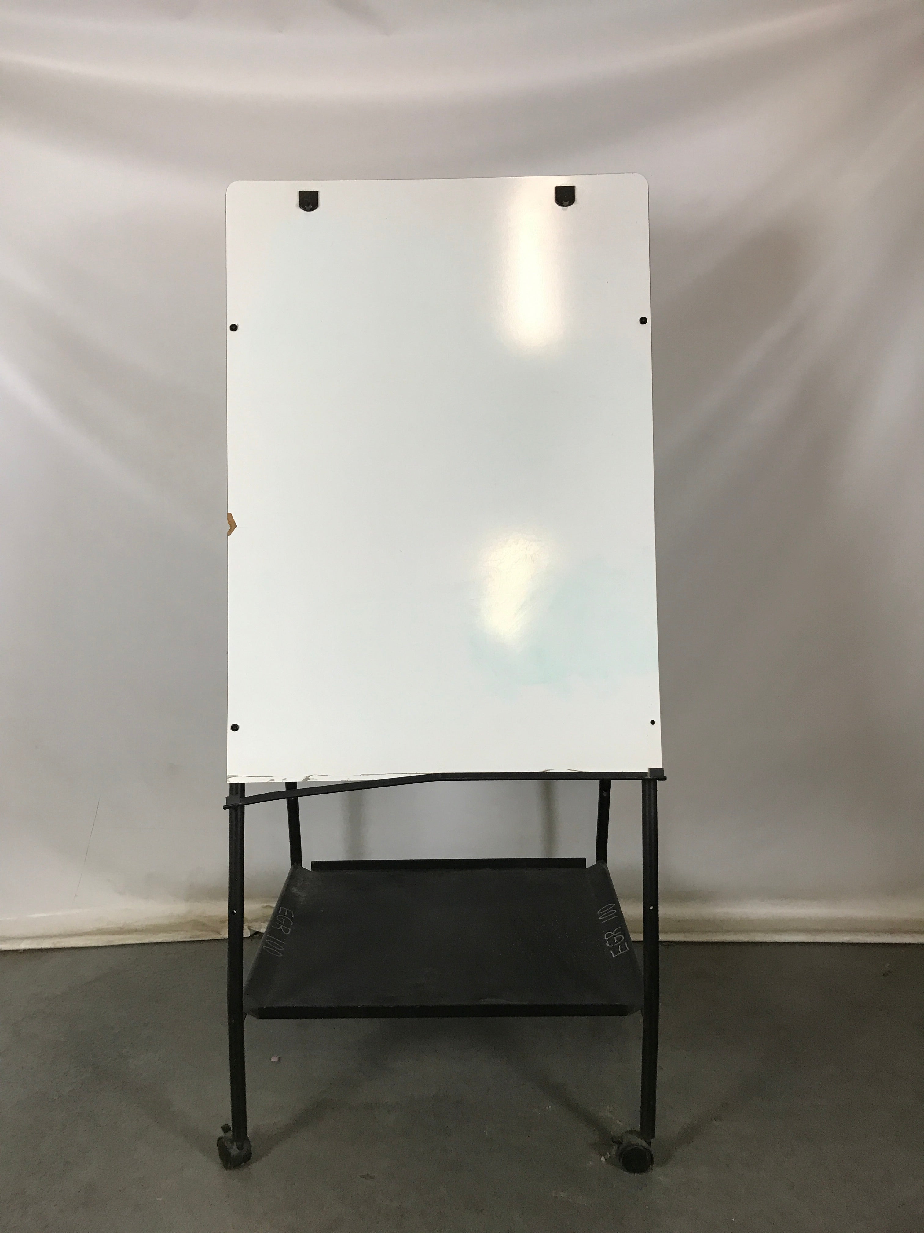 Dual Rolling Whiteboards Stand