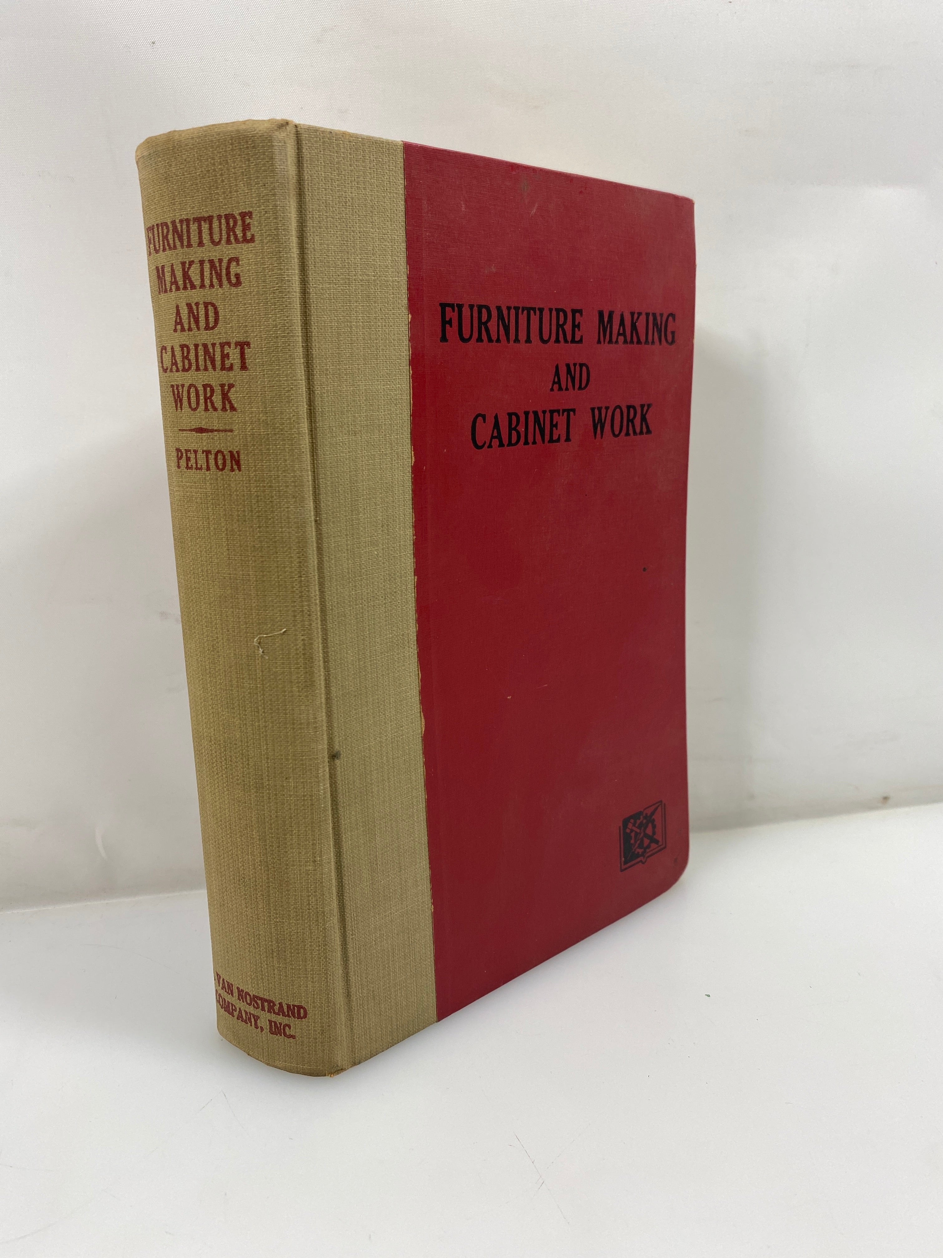 Furniture Making and Cabinet Work by Pelton 1949 HC