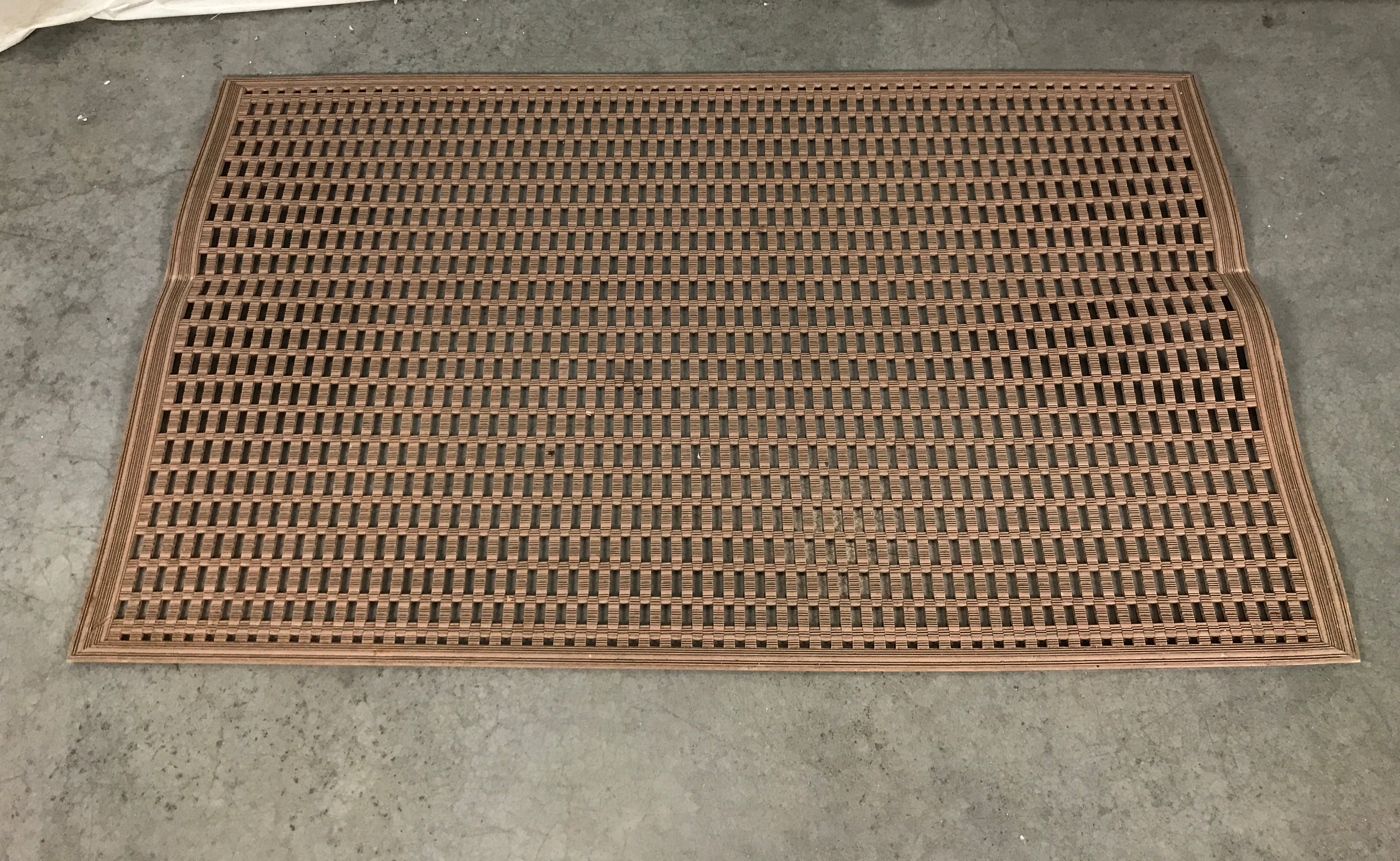 Brown Industrial Kitchen Mat