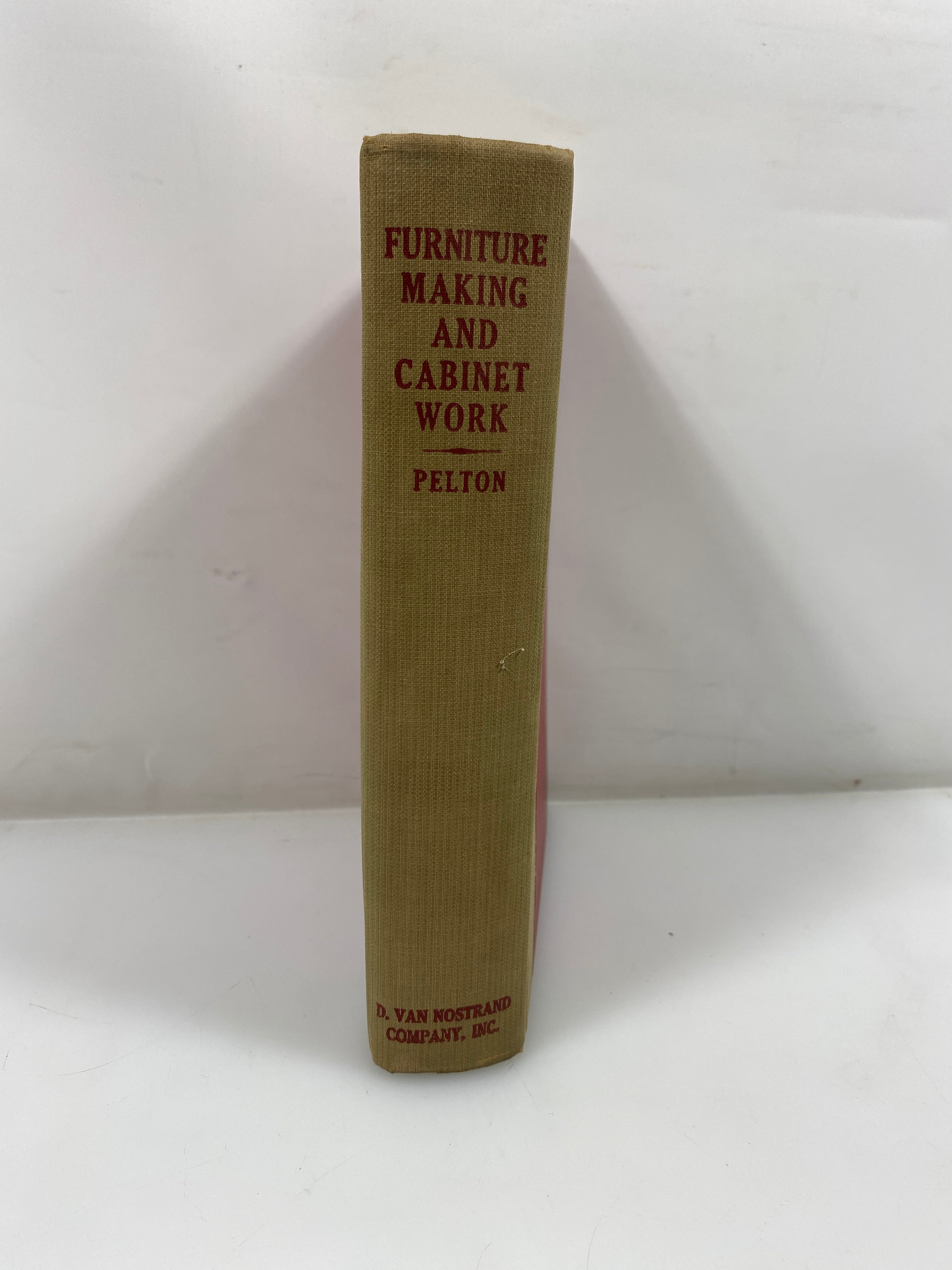 Furniture Making and Cabinet Work by Pelton 1949 HC