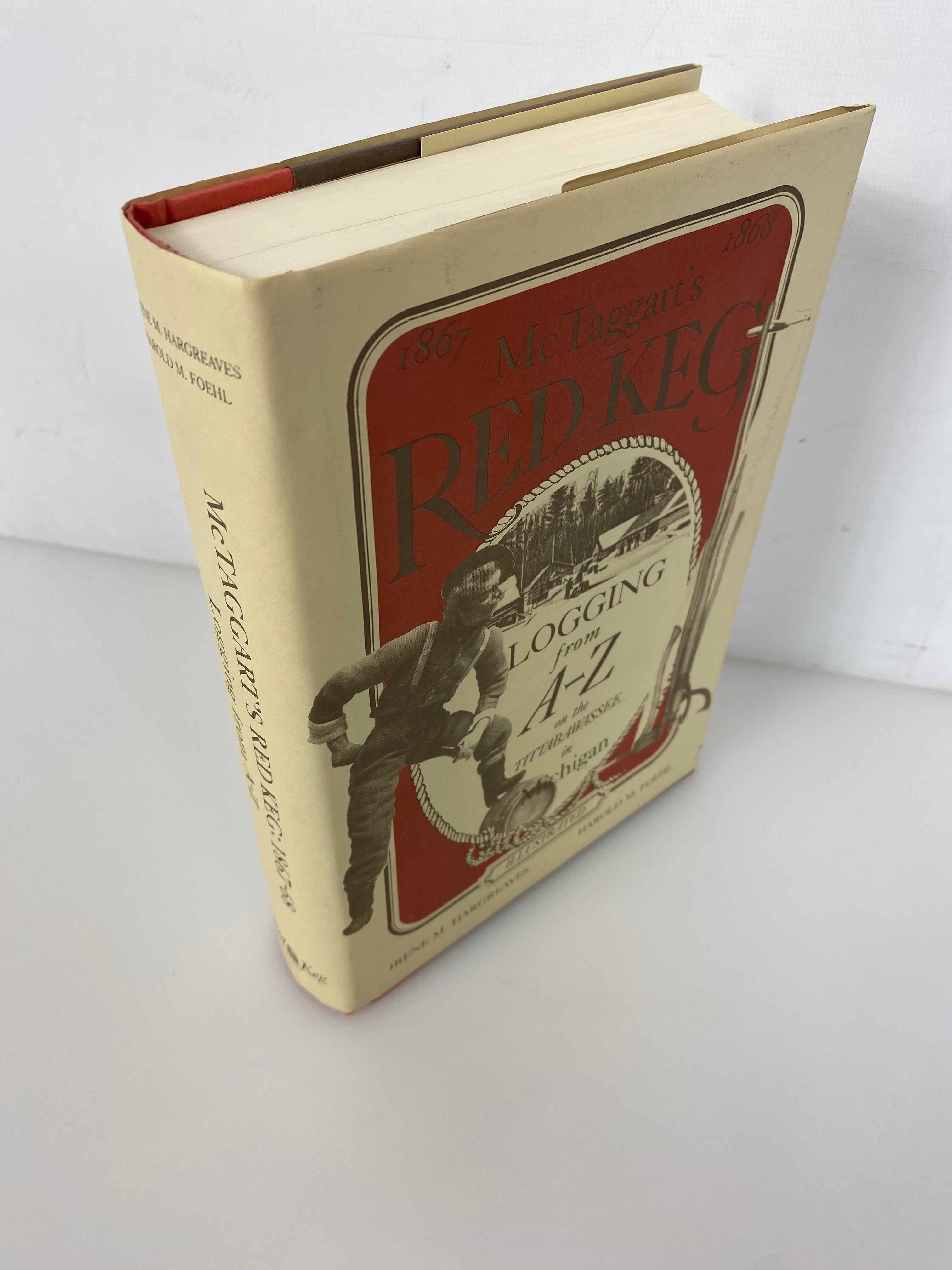 Red Key Logging A-Z Tittabawassee Michigan Hargreaves HC 1988