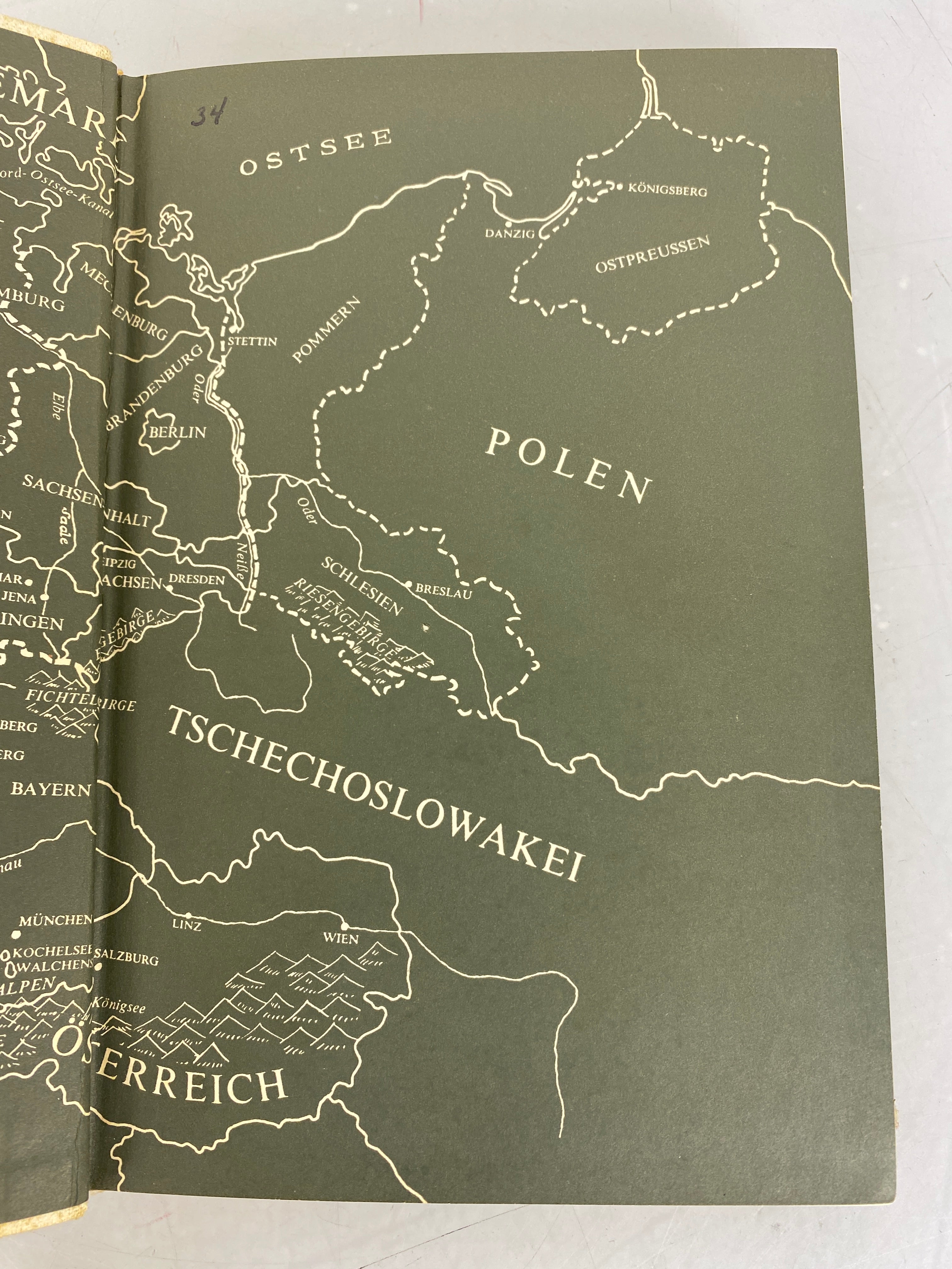 Lot of 2 German Language Practice Books 1960, 1963 HC