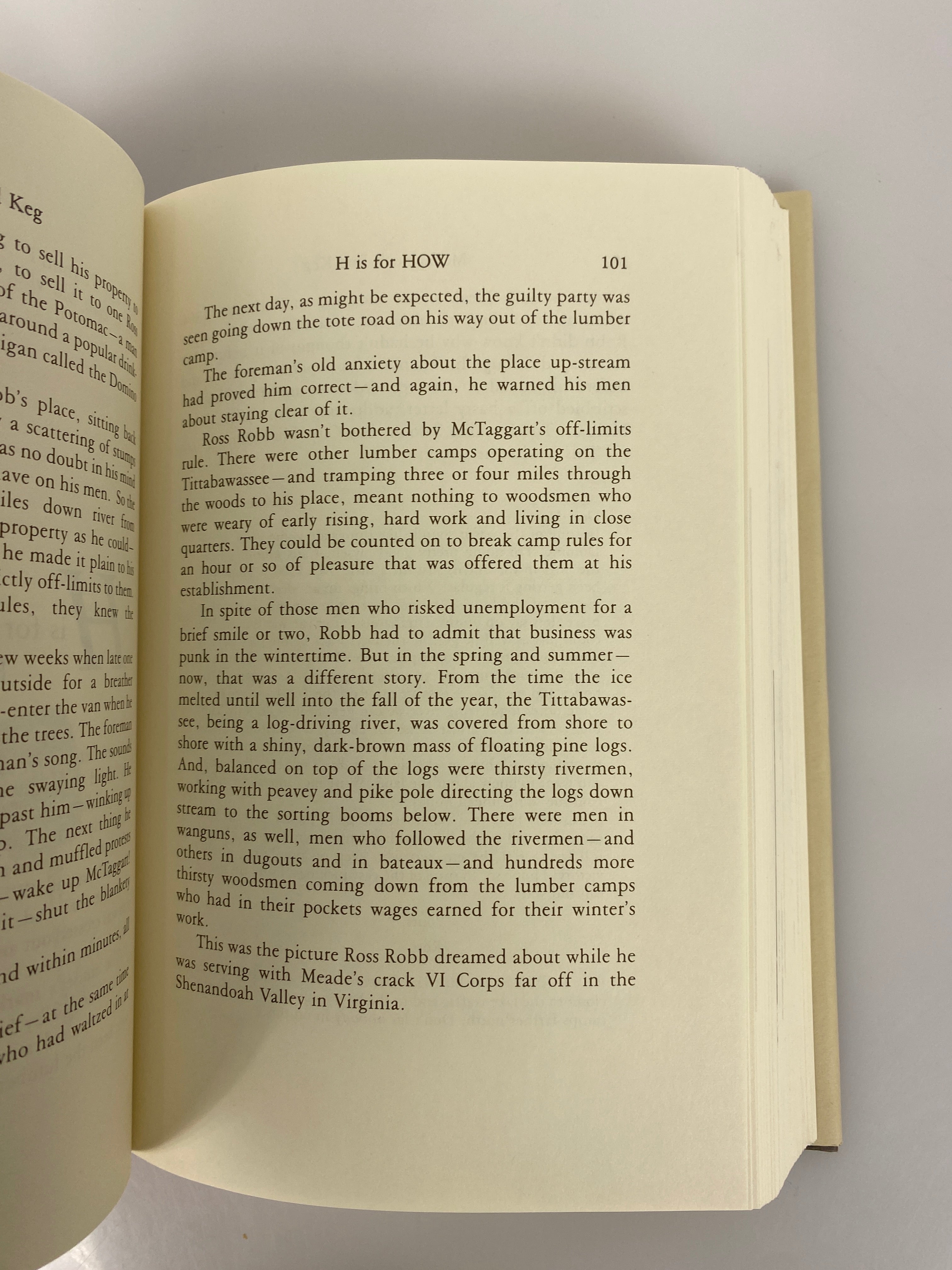 Red Key Logging A-Z Tittabawassee Michigan Hargreaves HC 1988