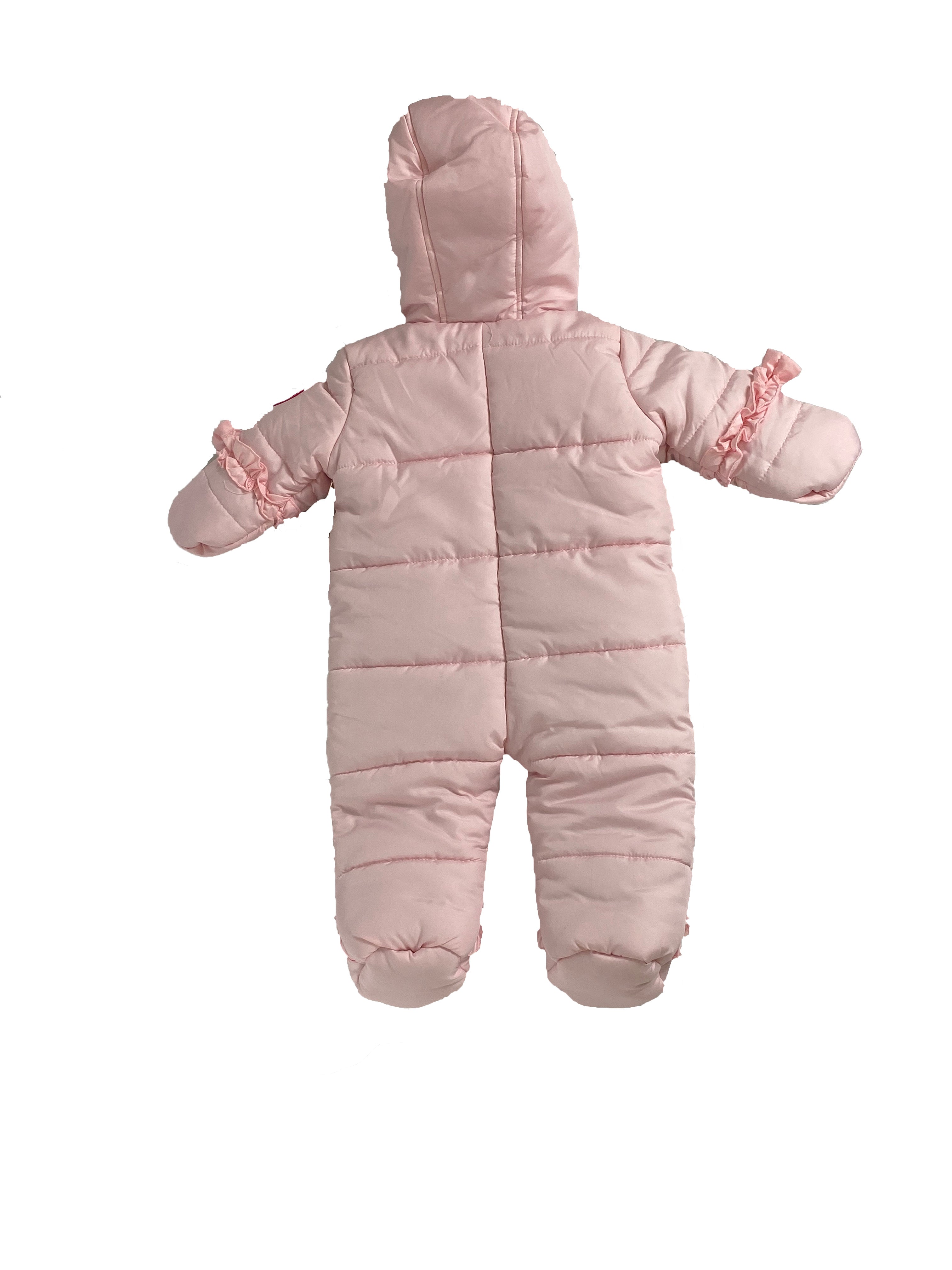 U.S. Polo Assn. Baby Pink Snowsuit Size 3/6 M