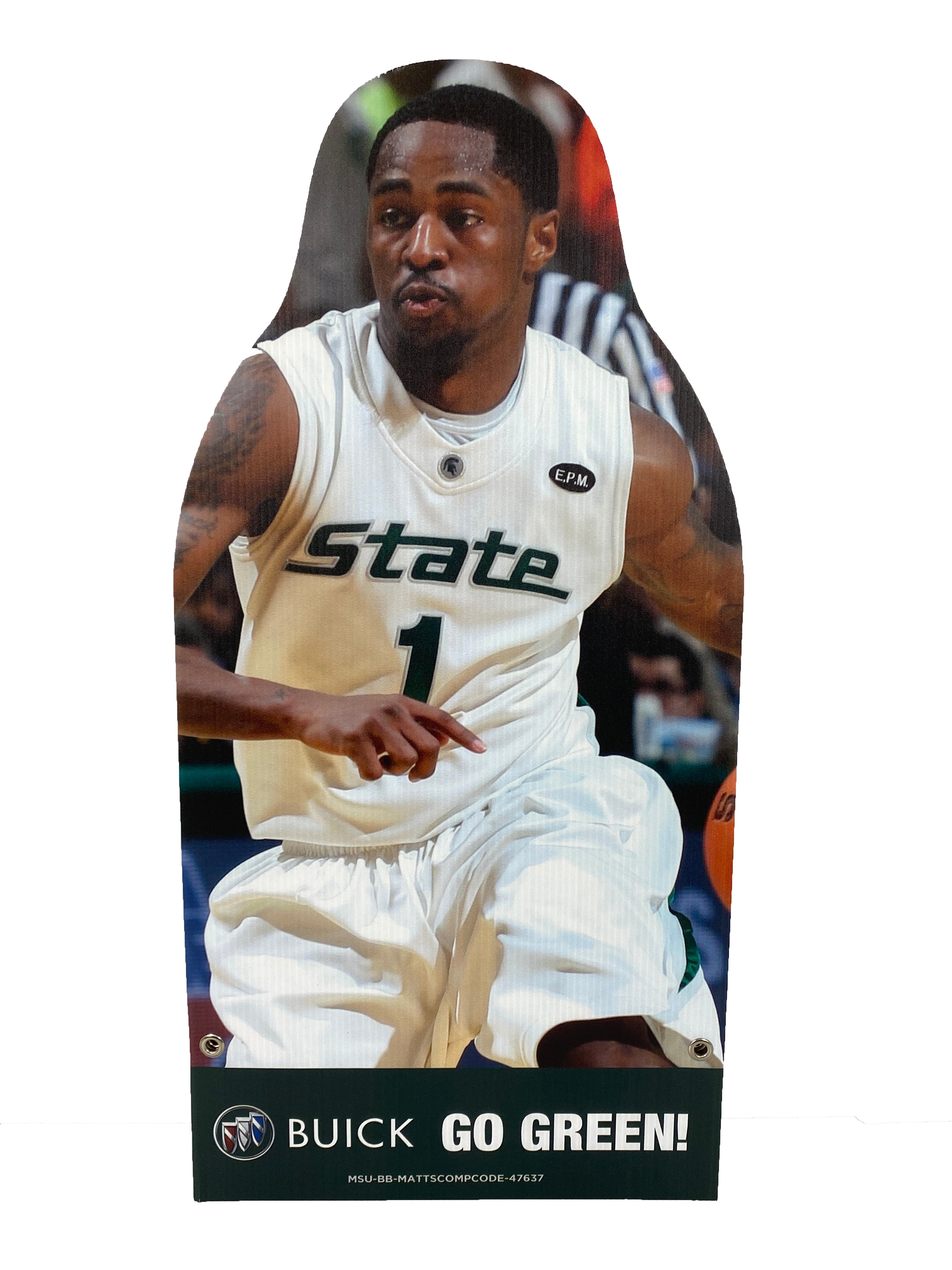 Kalin Lucas Corrugated Plastic Player Cutout