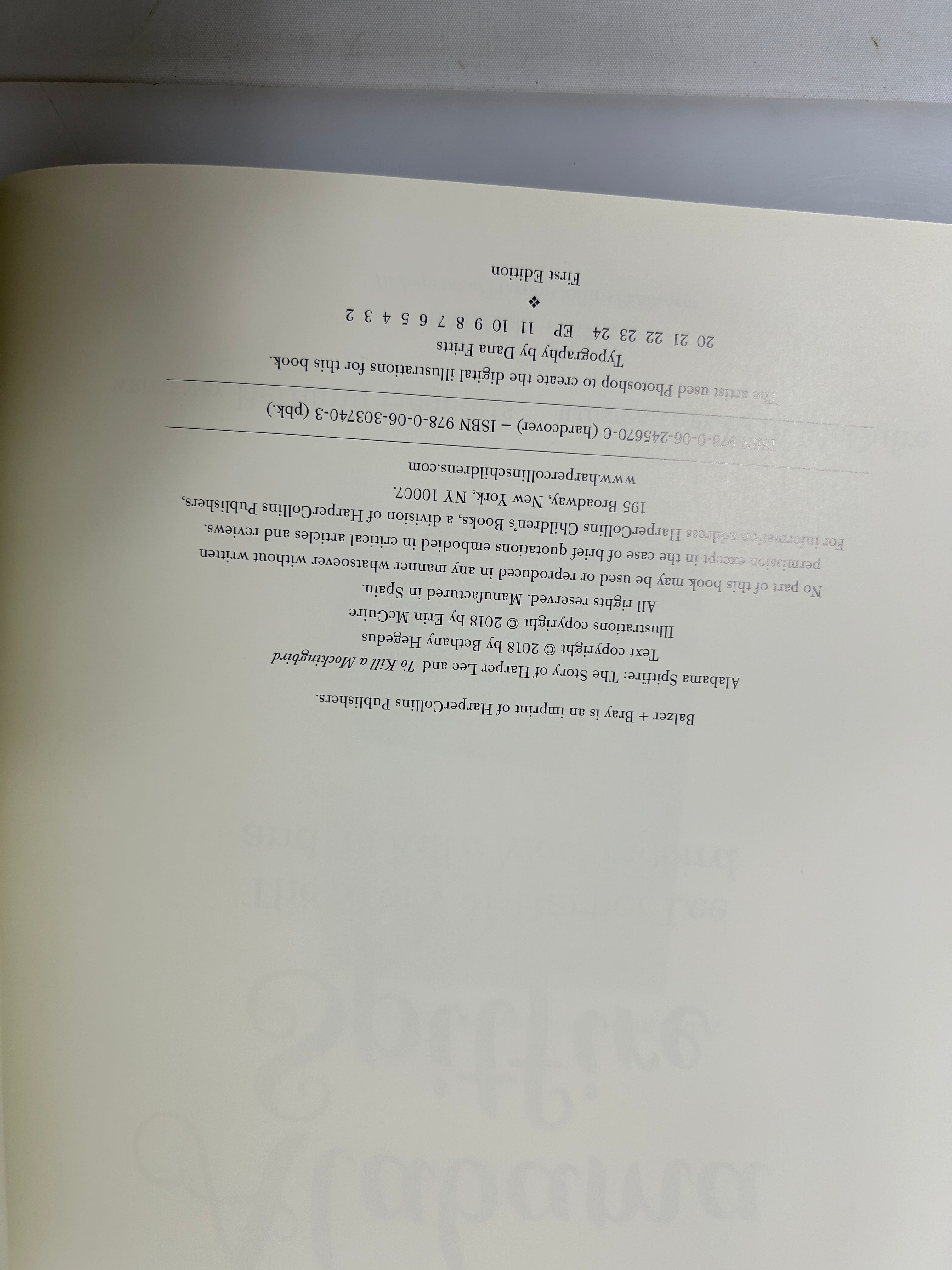 Alabama Spitfire: The Story of Harper Lee by Bethany Hegedus and Erin McGuire SC