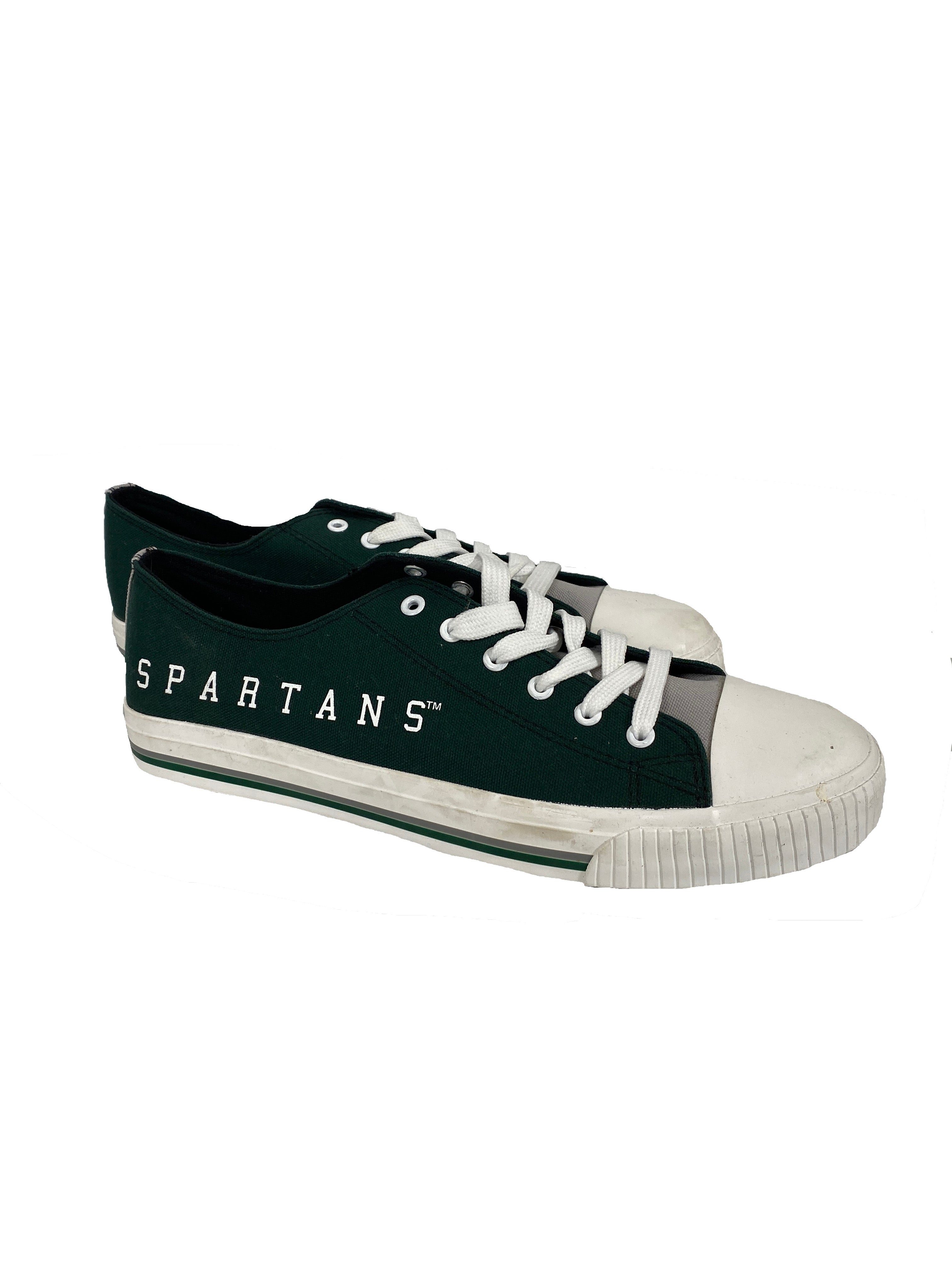 MSU Spartans Low Top Canvas Shoes Men's Size 12