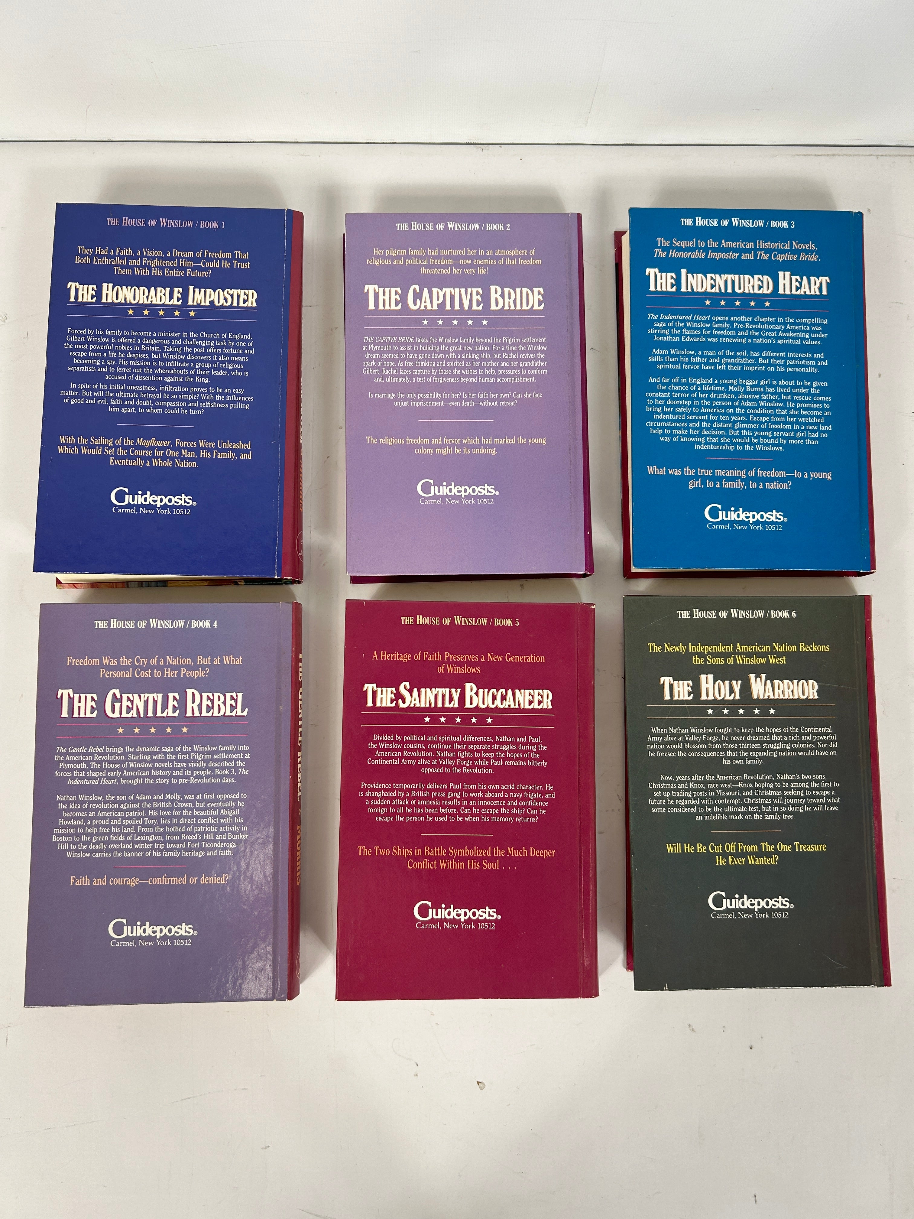 Lot of 6 Gilbert Morris Novels - House of Winslow - Guideposts Vol 1-6 HC