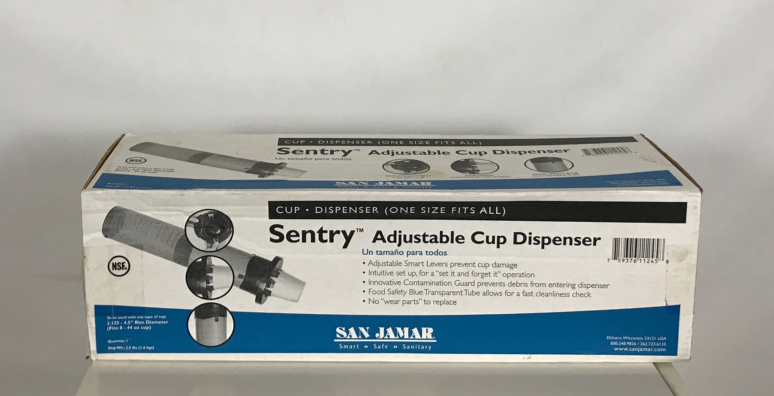 Sentry Adjustable Cup Dispenser *New in Box*
