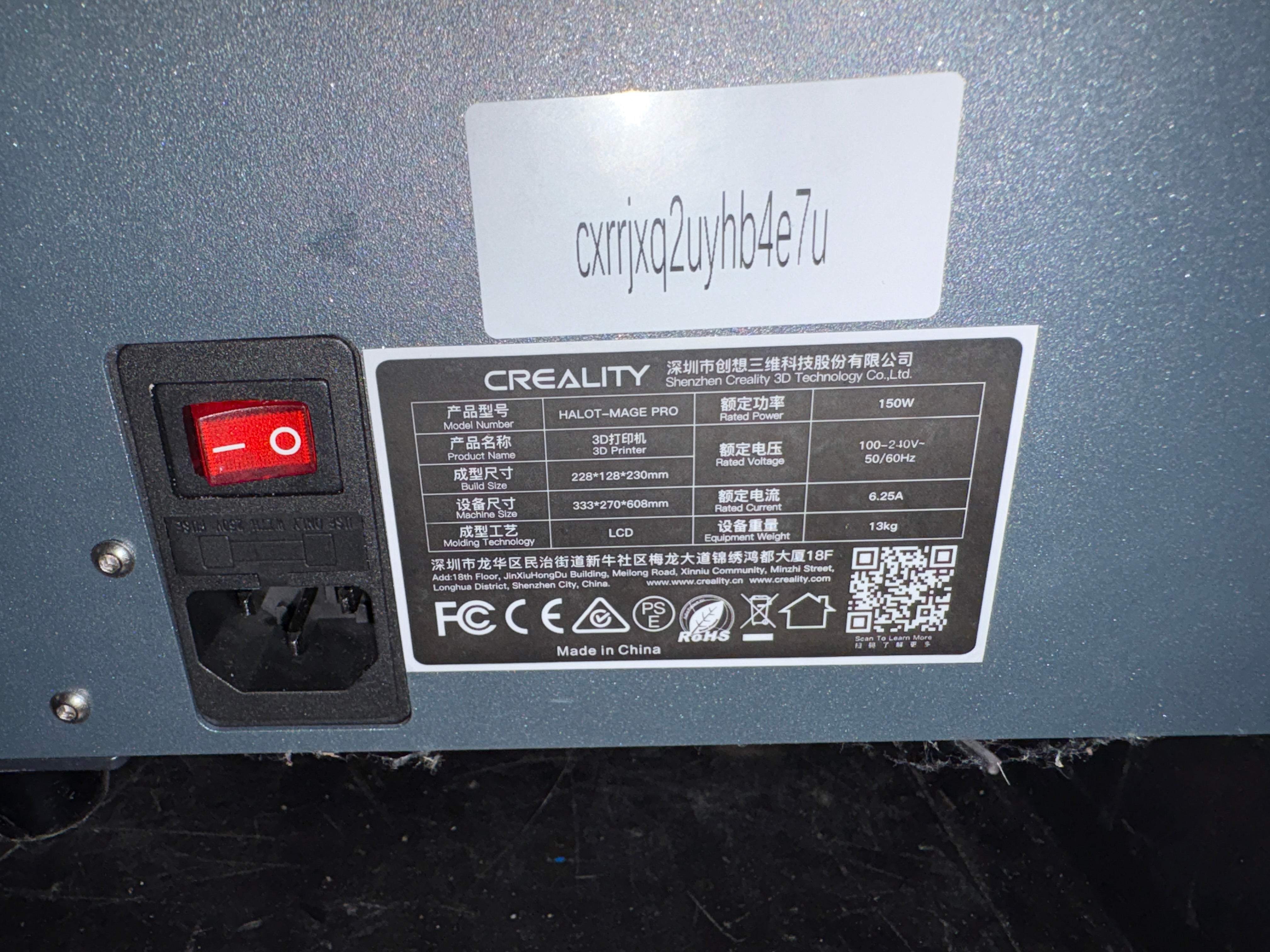 Creality Halot Mage Pro 8k 3d Printer