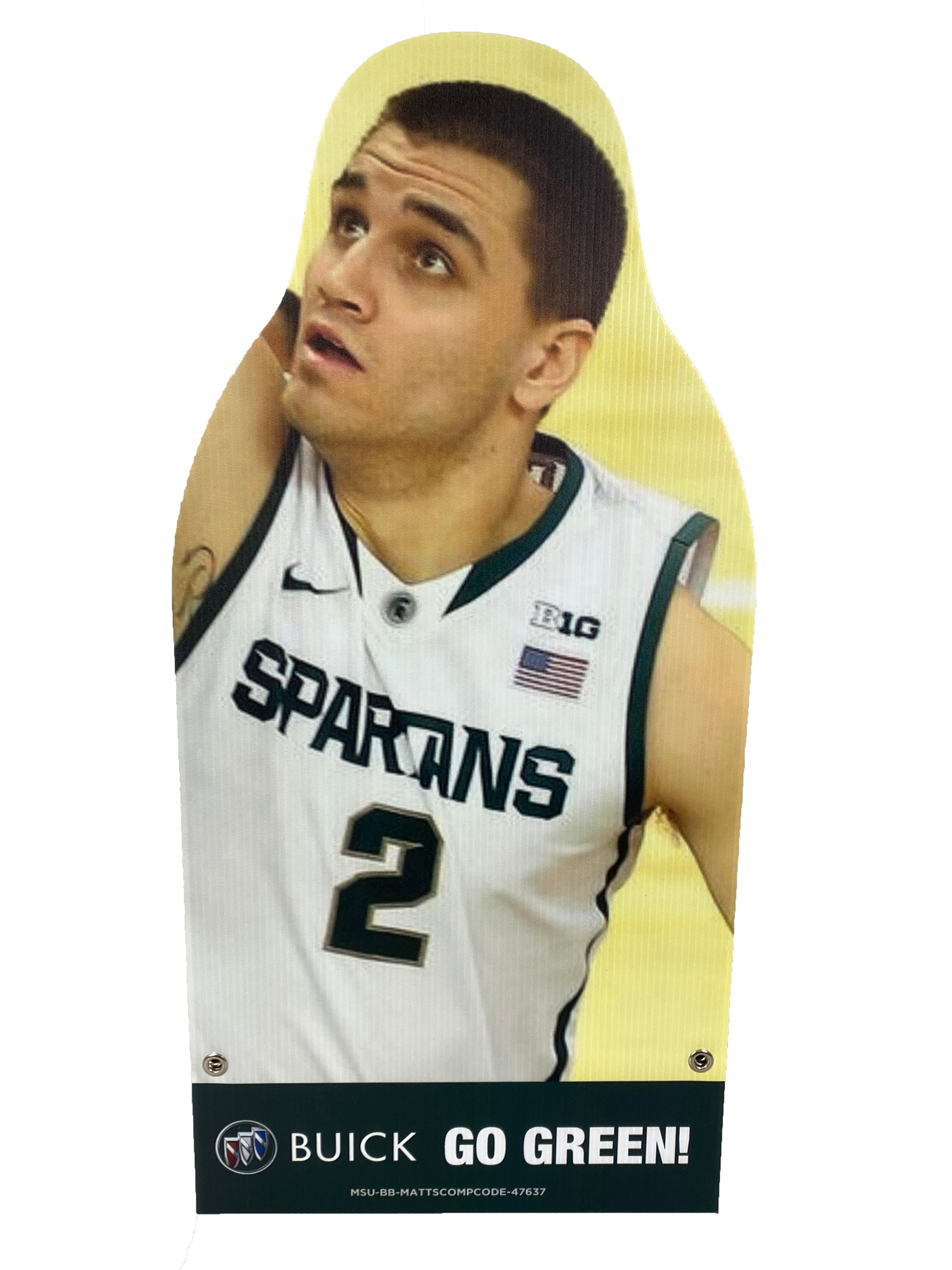 Alex Gauna Corrugated Plastic Player Cutout