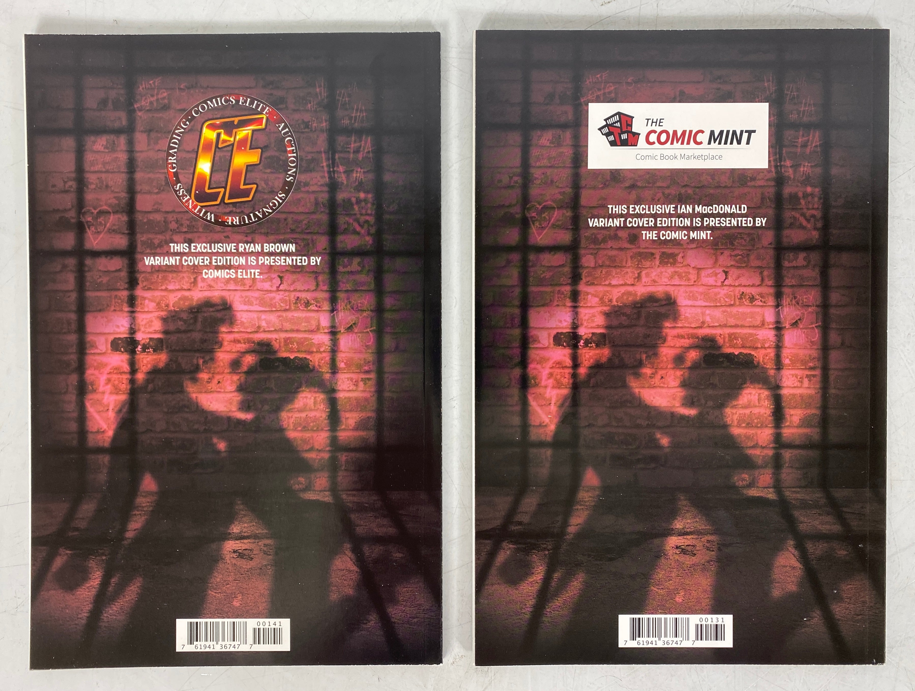 Lot of 2 DC's Crimes of Passion #1 Variant Covers (2020)