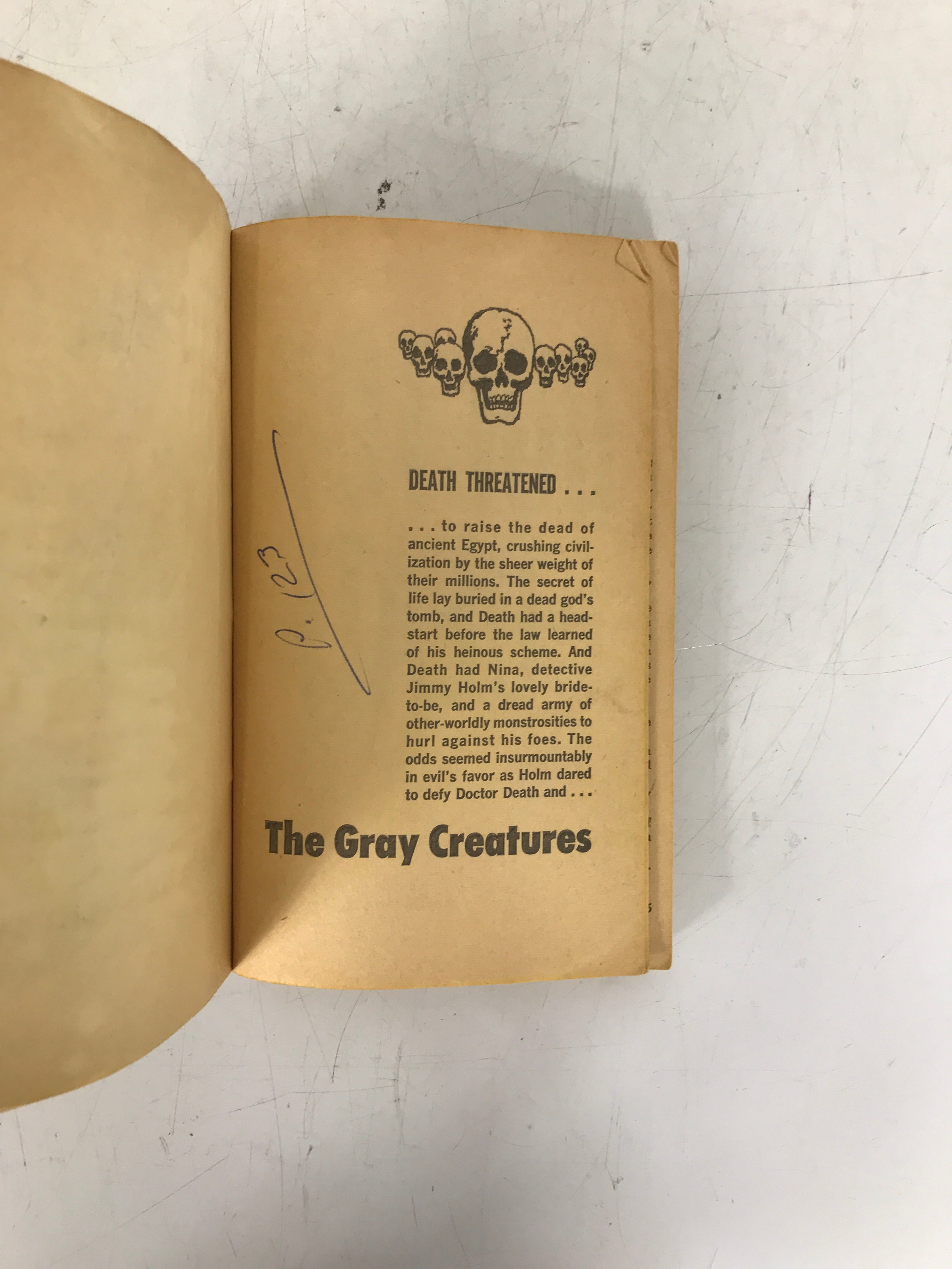Dr. Death The Gray Creatures by Zorro Vintage Corinth PB 1966