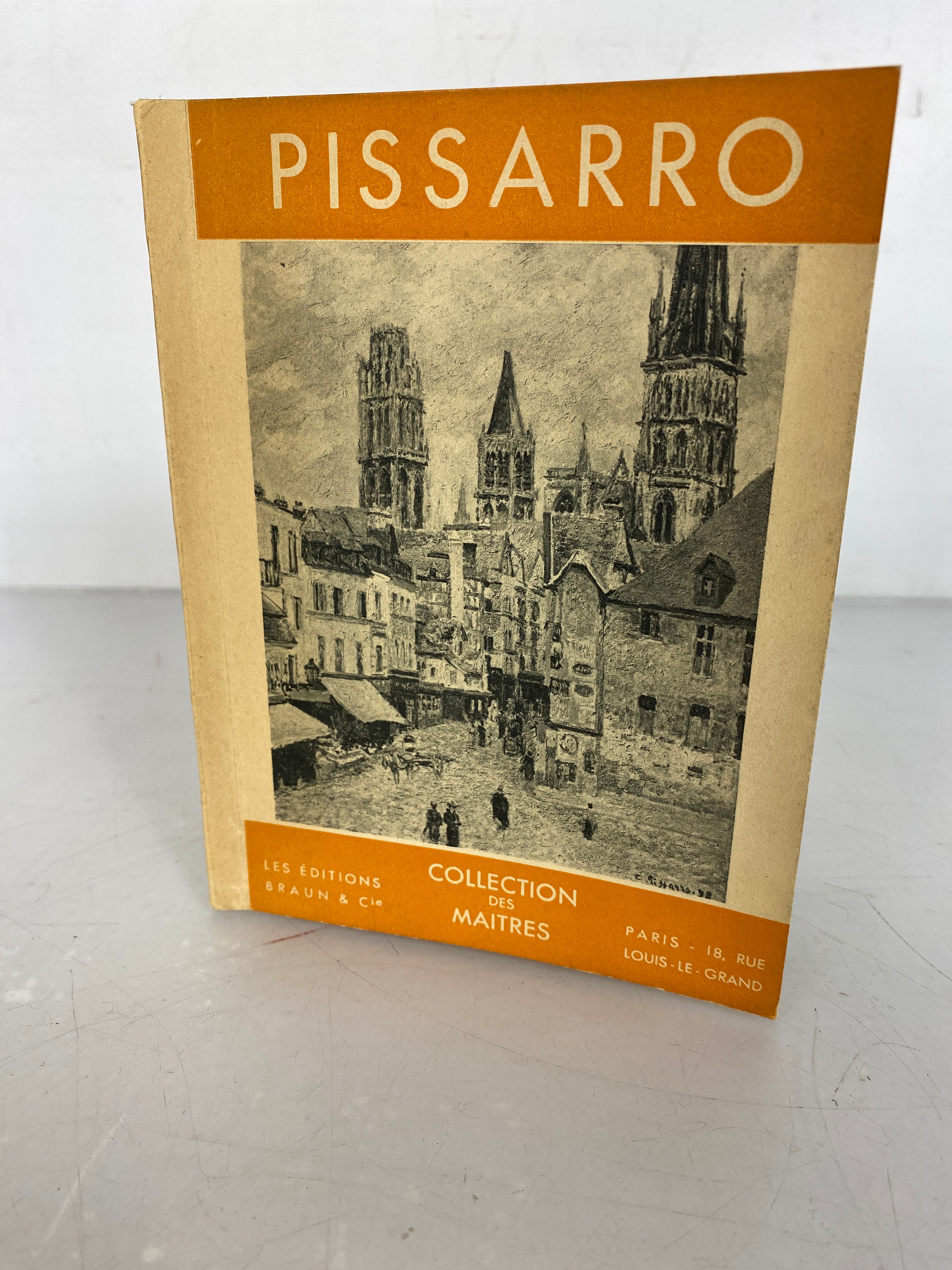 Lot of 2 Camille Pissarro (in French) and Pablo Picasso (in German) c1950-1960s