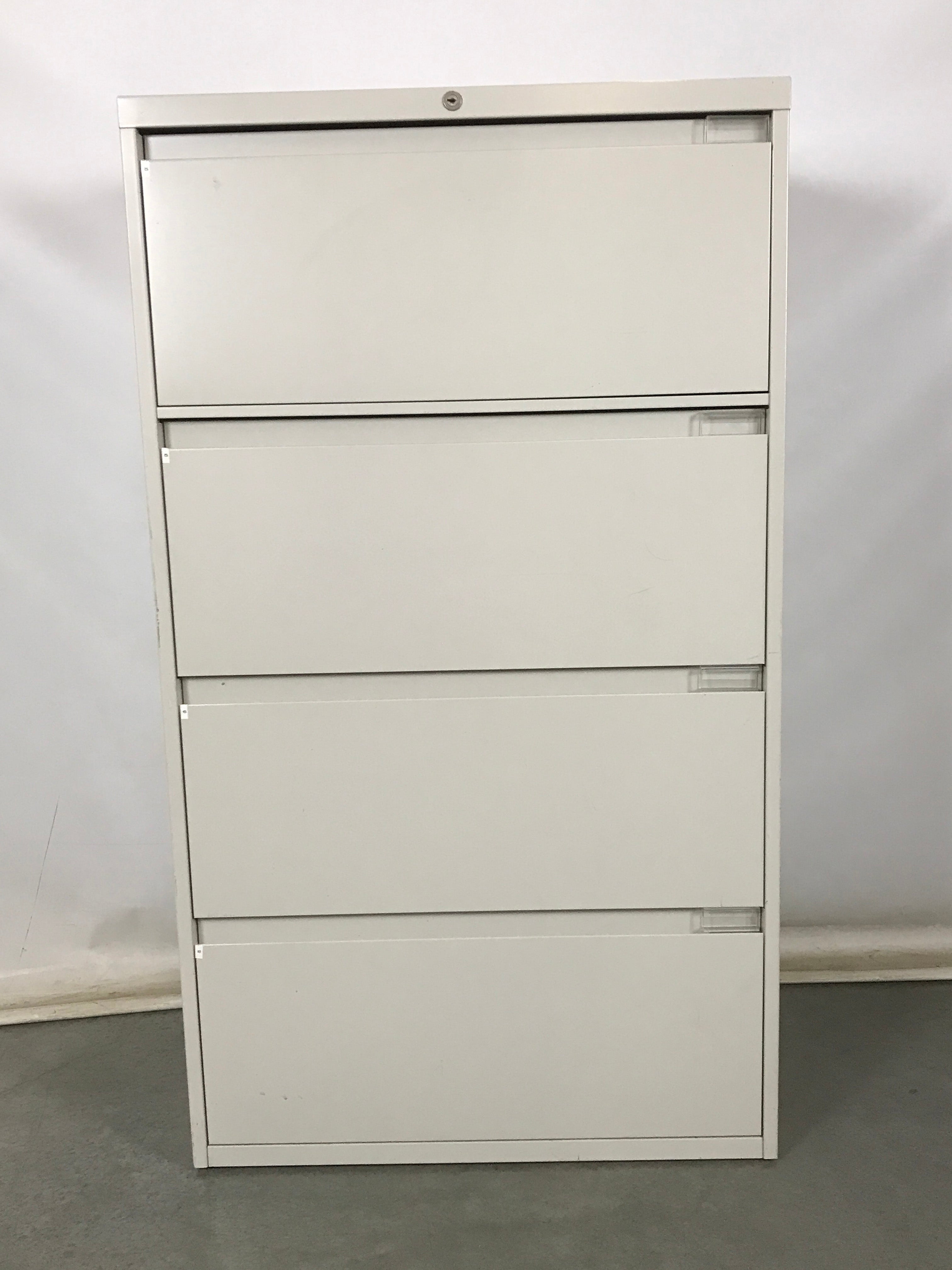 Steelcase Metal 4 Drawer Lateral File Cabinet
