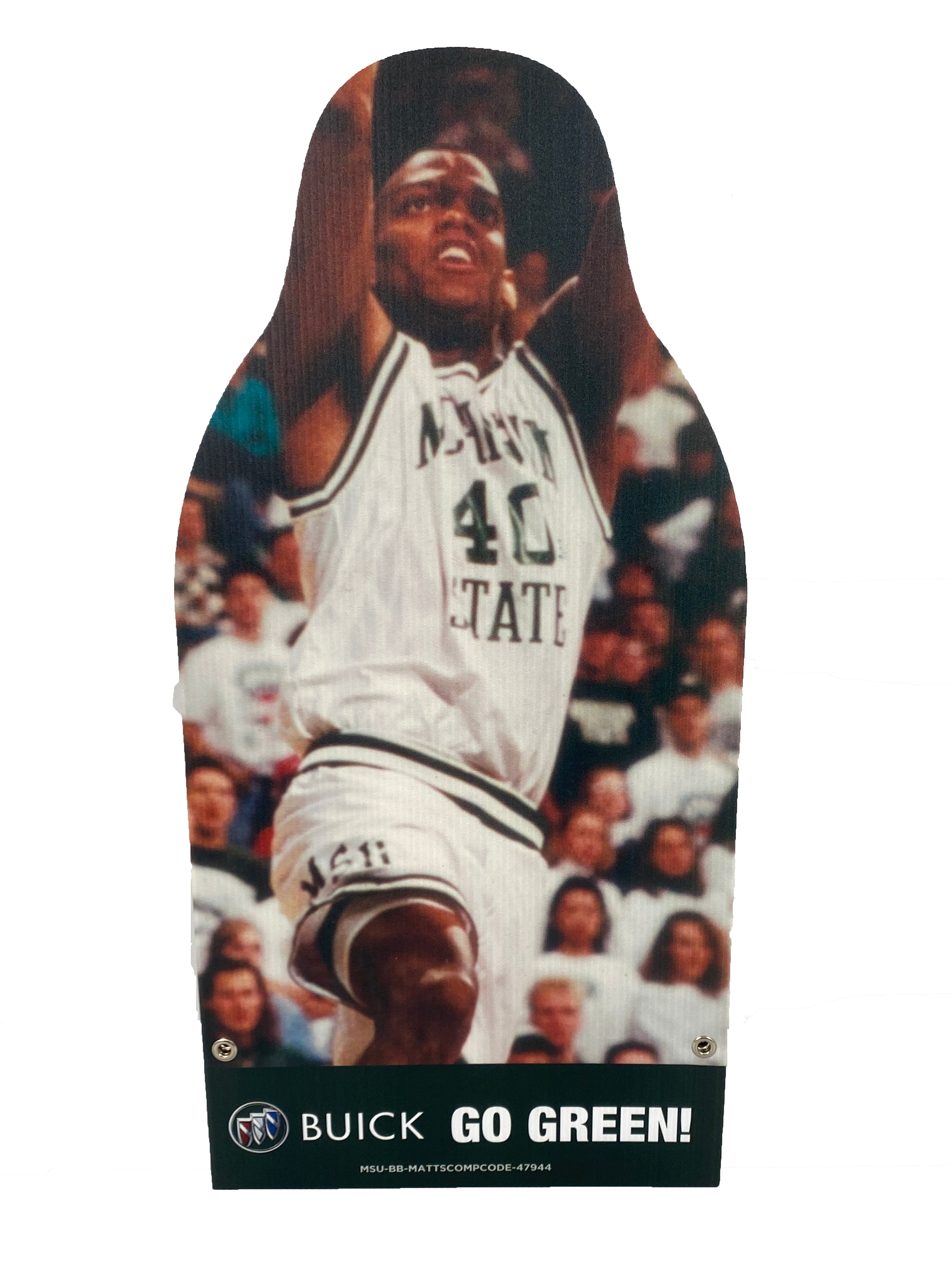 Quinton Brooks Corrugated Plastic Player Cutout