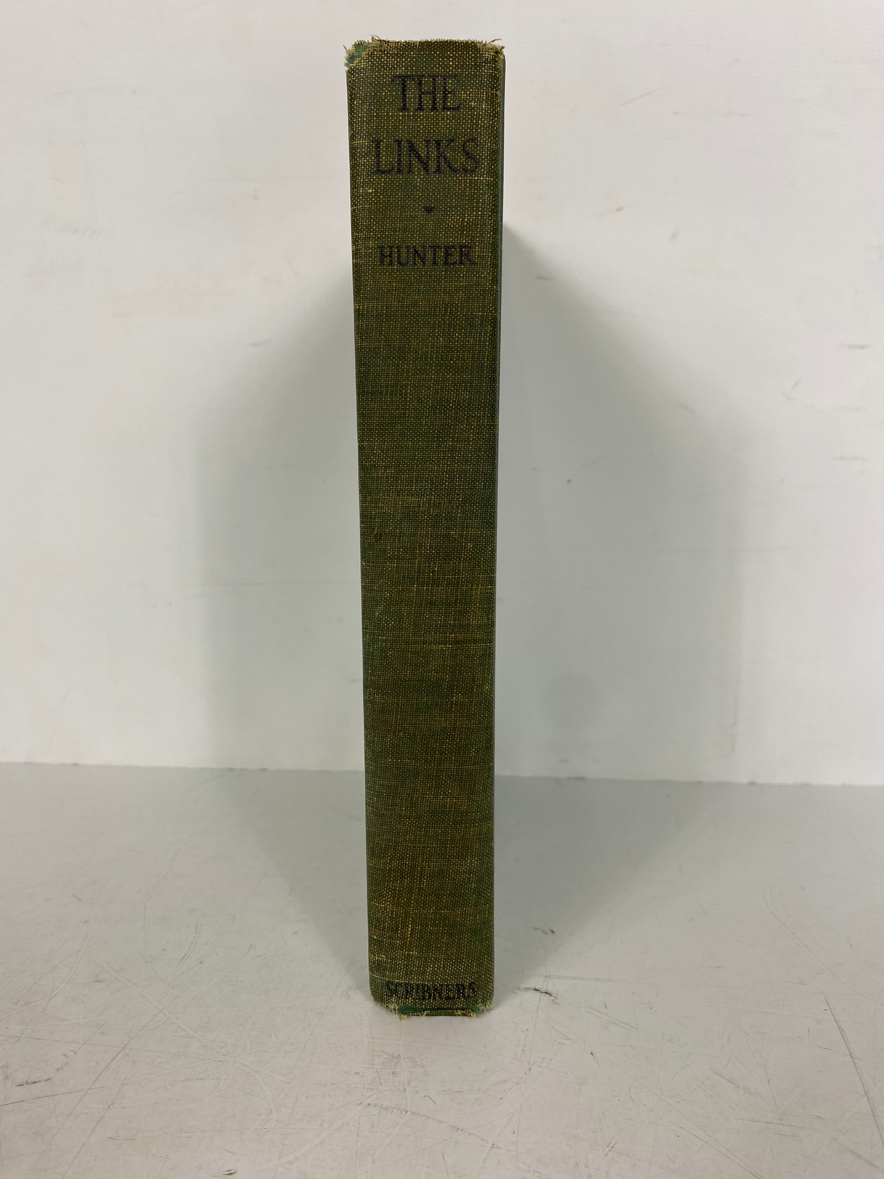 The Links by Robert Hunter 1926 Antique Golf Book HC