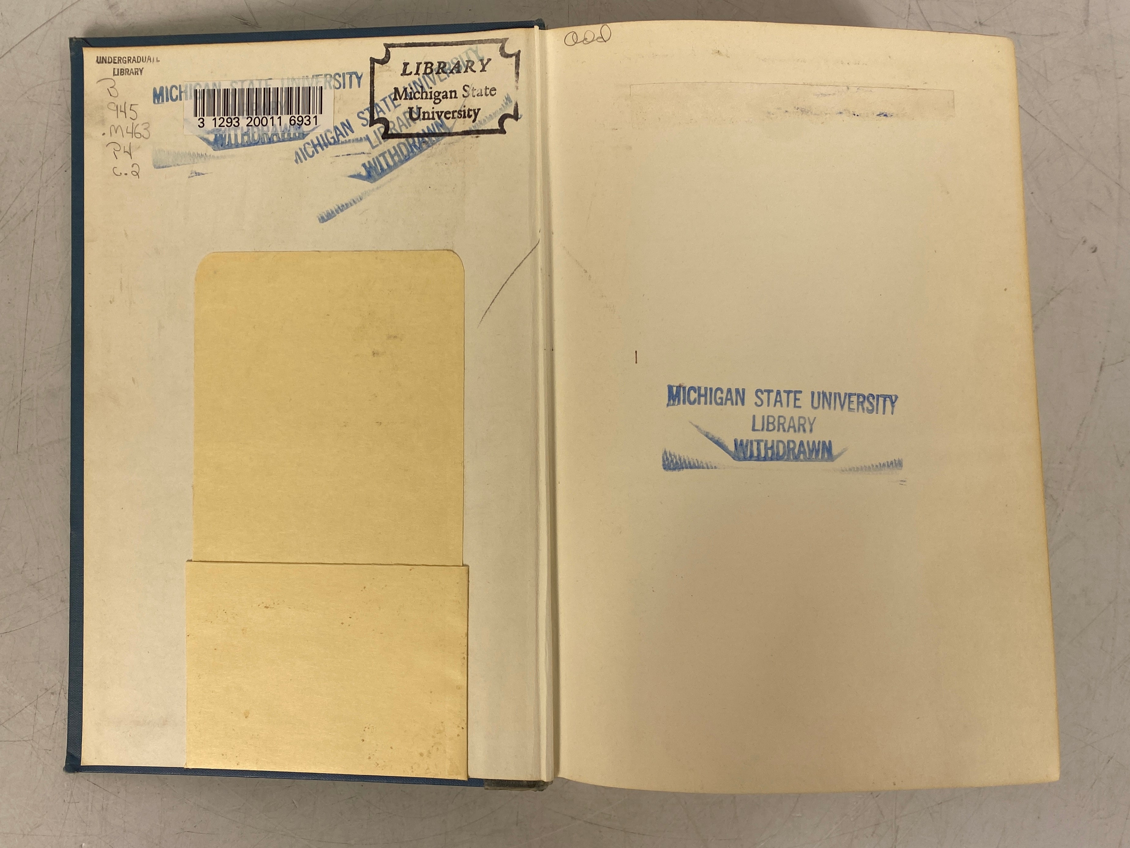 The Philosophy of the Act George Herbert Mead 1964 5th Impression Ex-Library HC