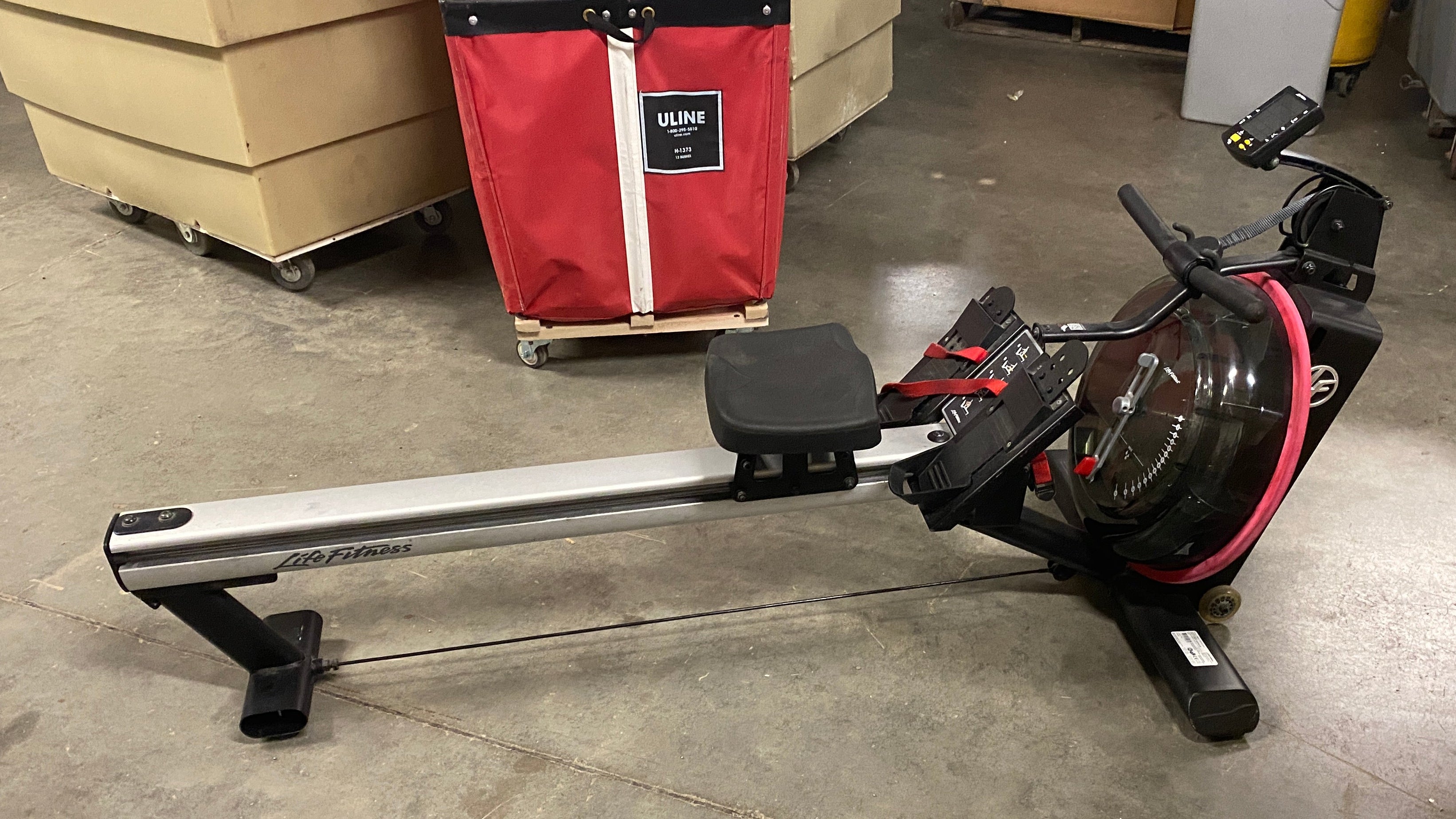 Life Fitness Water Turning Rowing Machine