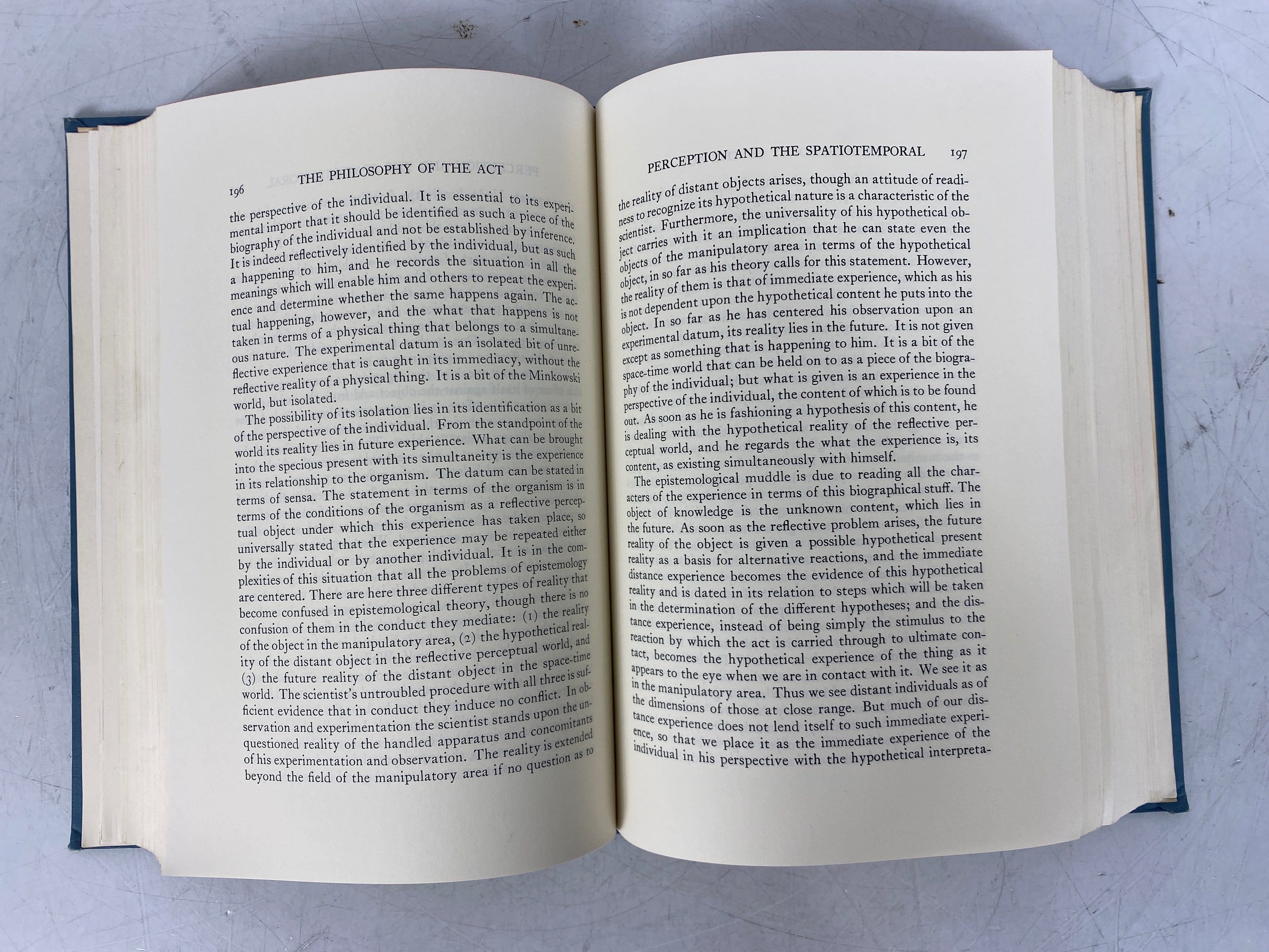 The Philosophy of the Act George Herbert Mead 1964 5th Impression Ex-Library HC