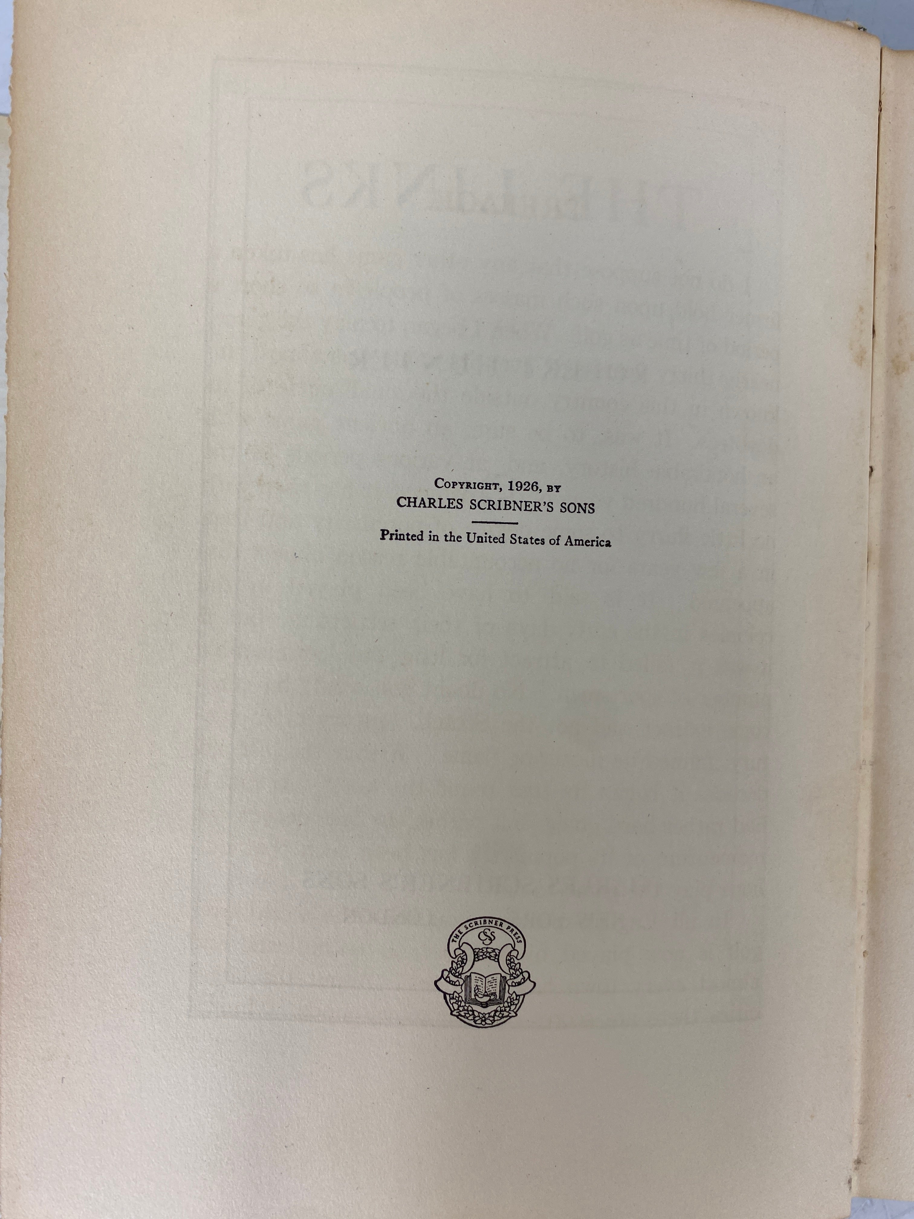 The Links by Robert Hunter 1926 Antique Golf Book HC