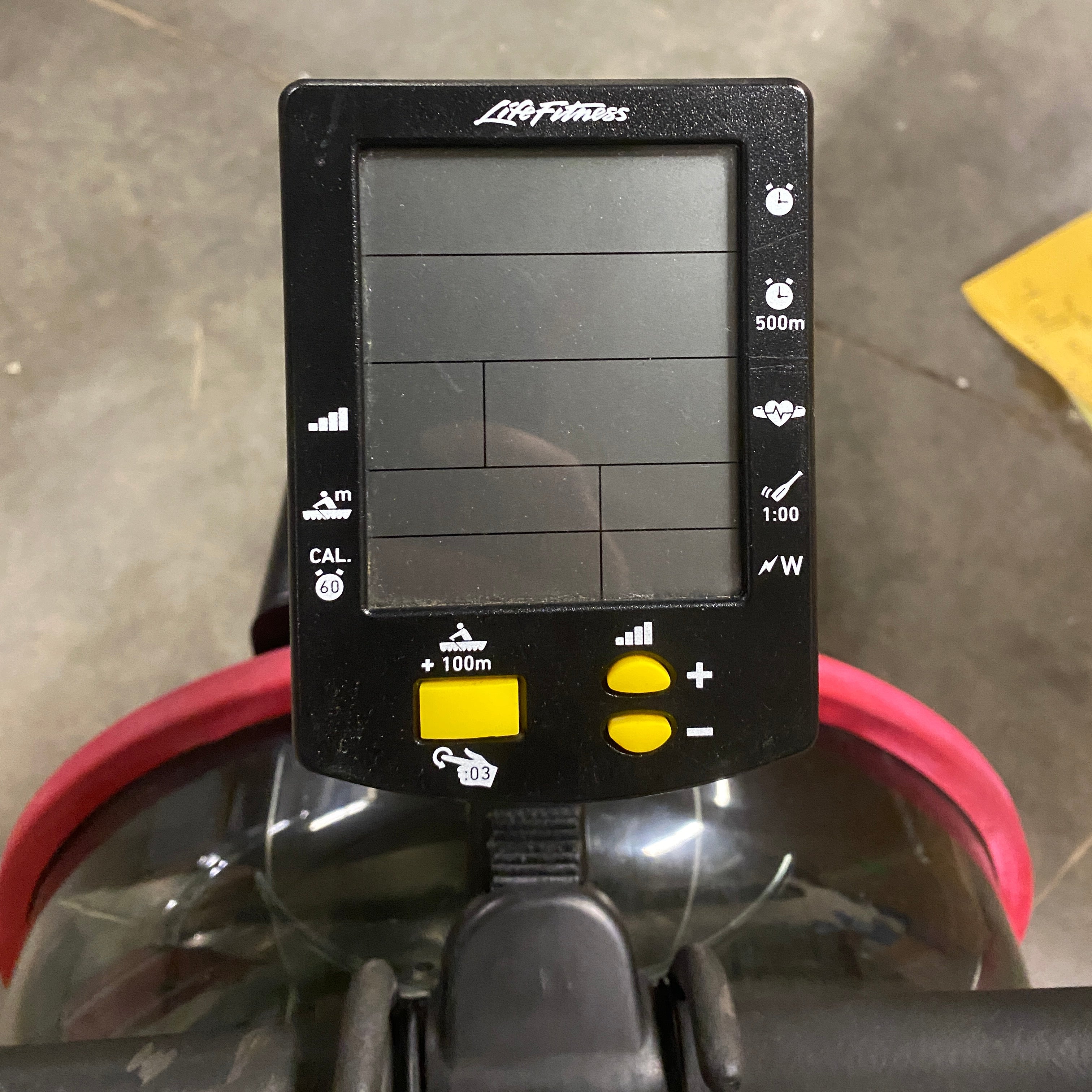 Life Fitness Water Turning Rowing Machine