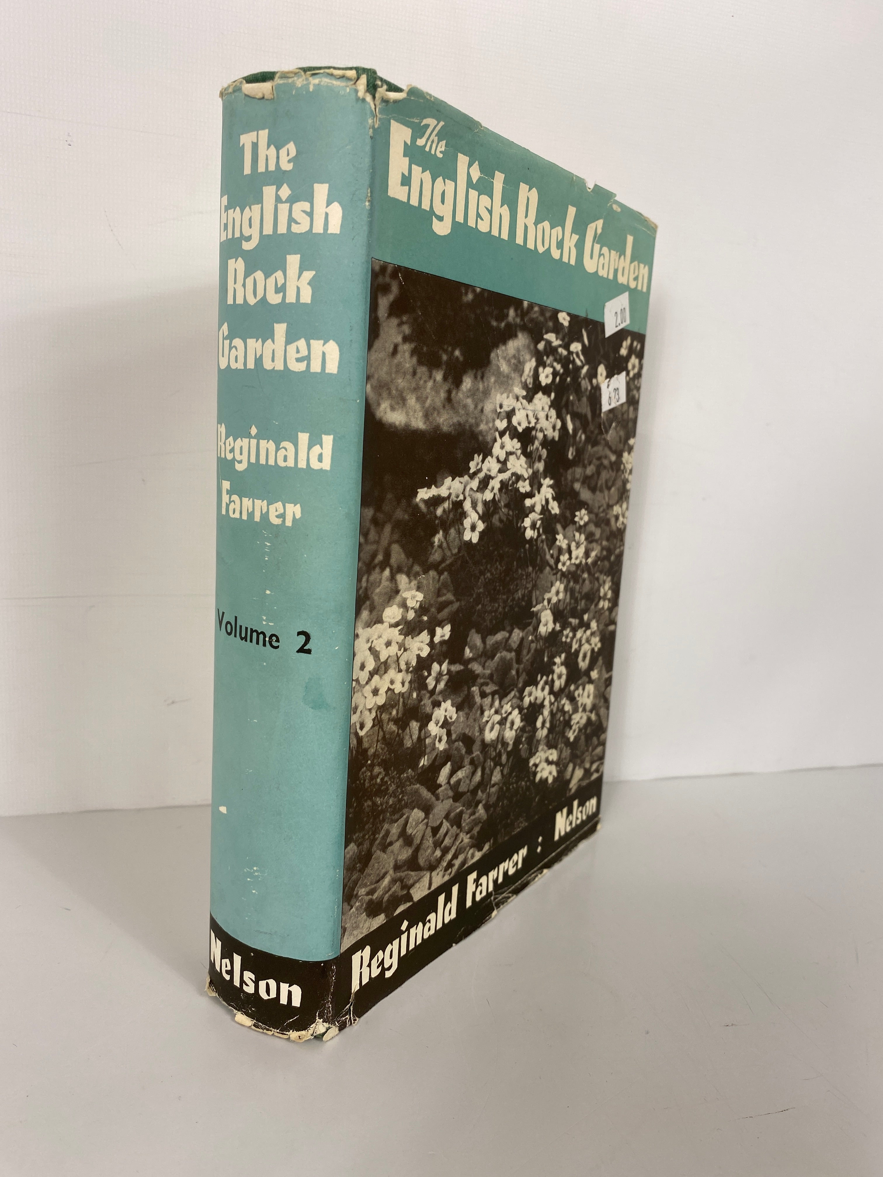 The English Rock Garden Volume 2 Reginald Farrer 1948 Reprint HCDJ