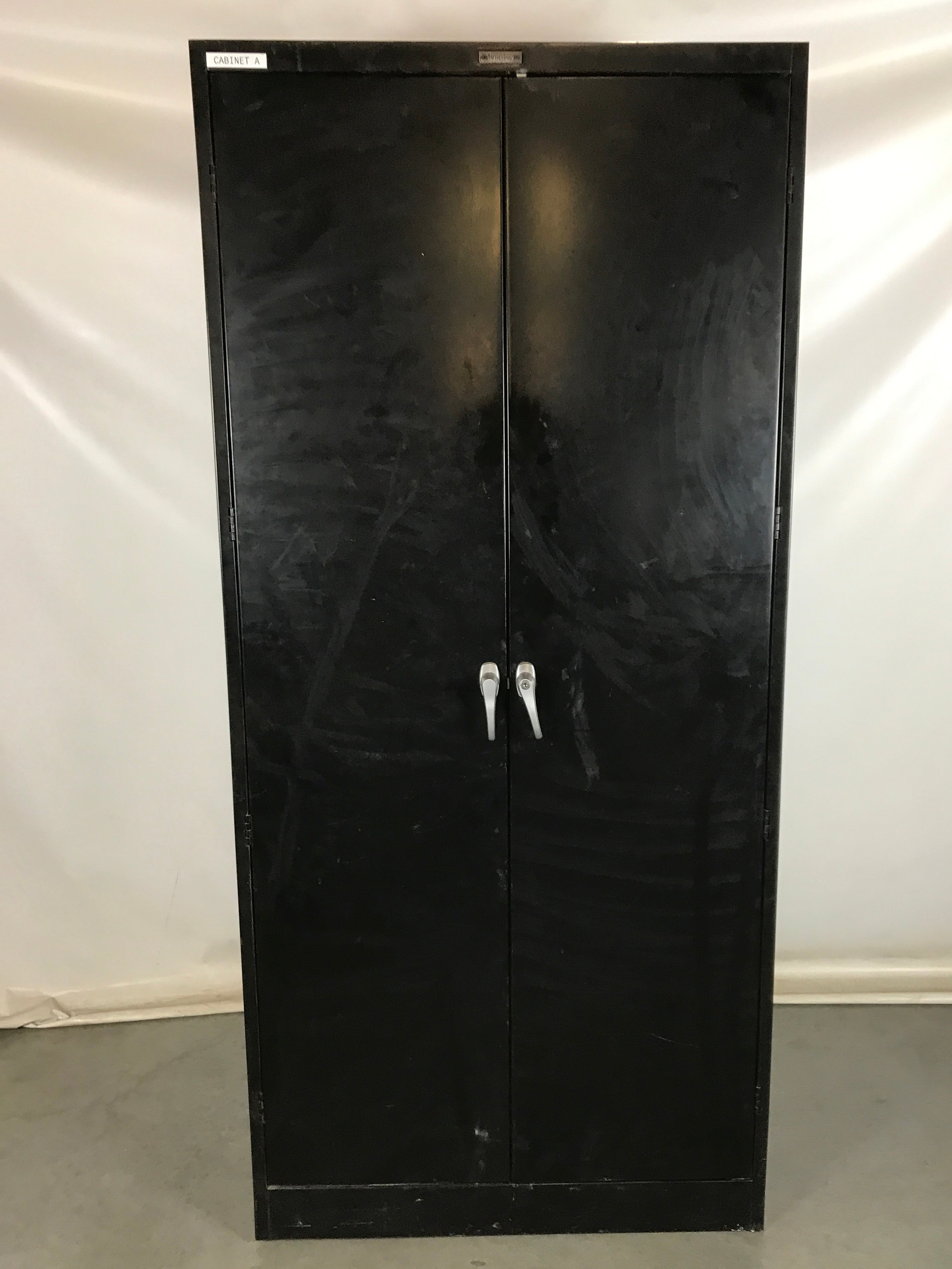 Tennsco Black Metal Cabinet