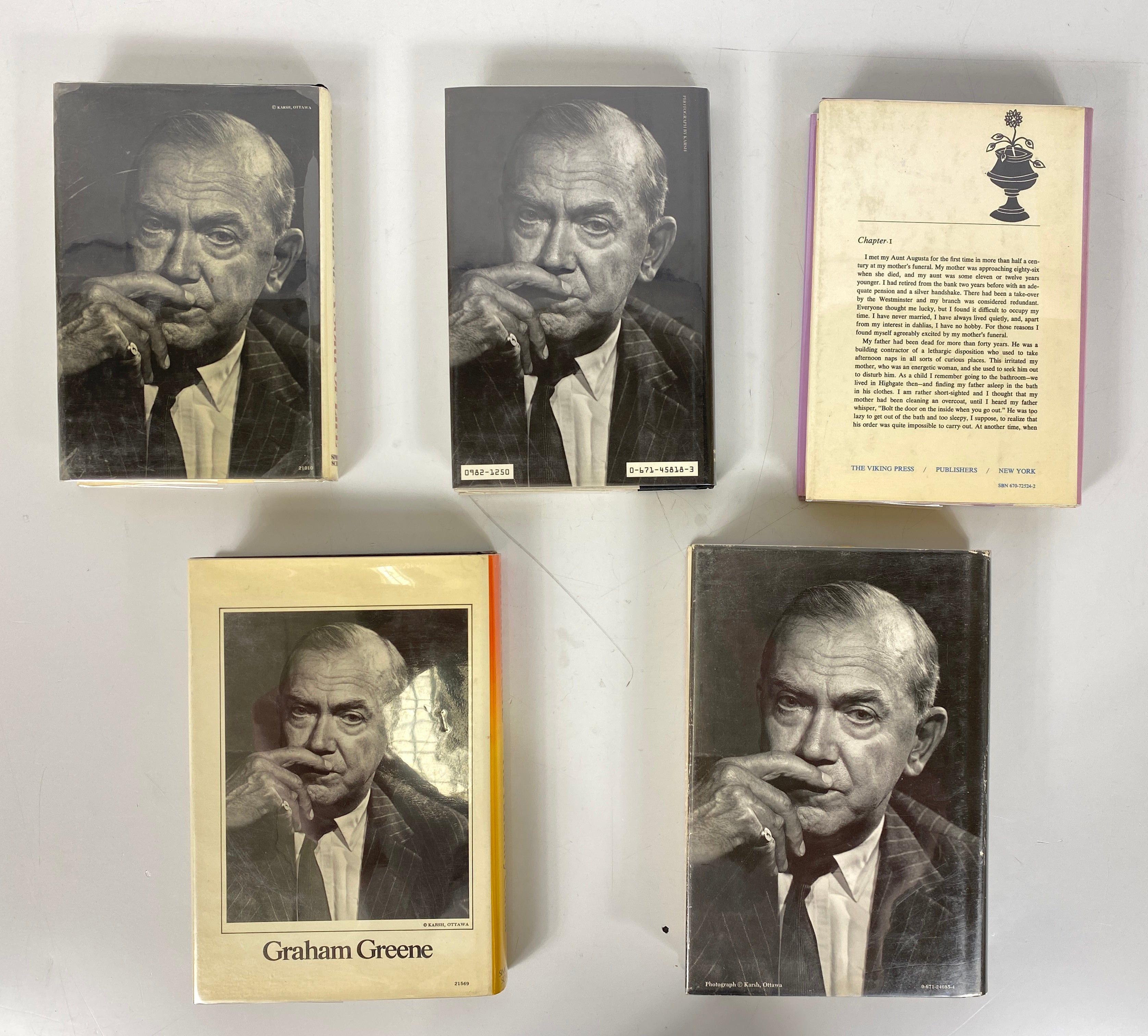 Lot of 5 Graham Greene Collector's First Edition Hardcovers