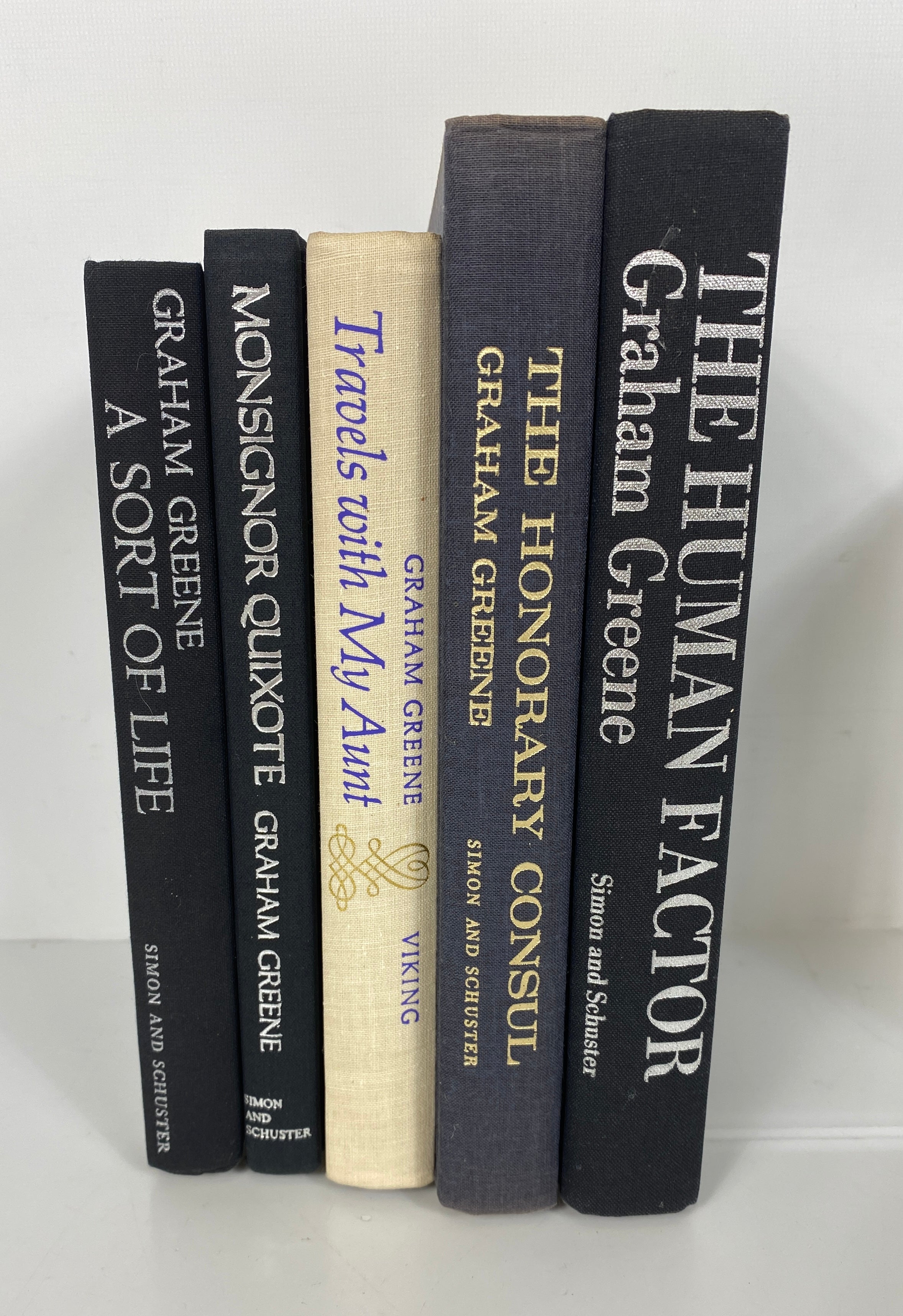 Lot of 5 Graham Greene Collector's First Edition Hardcovers