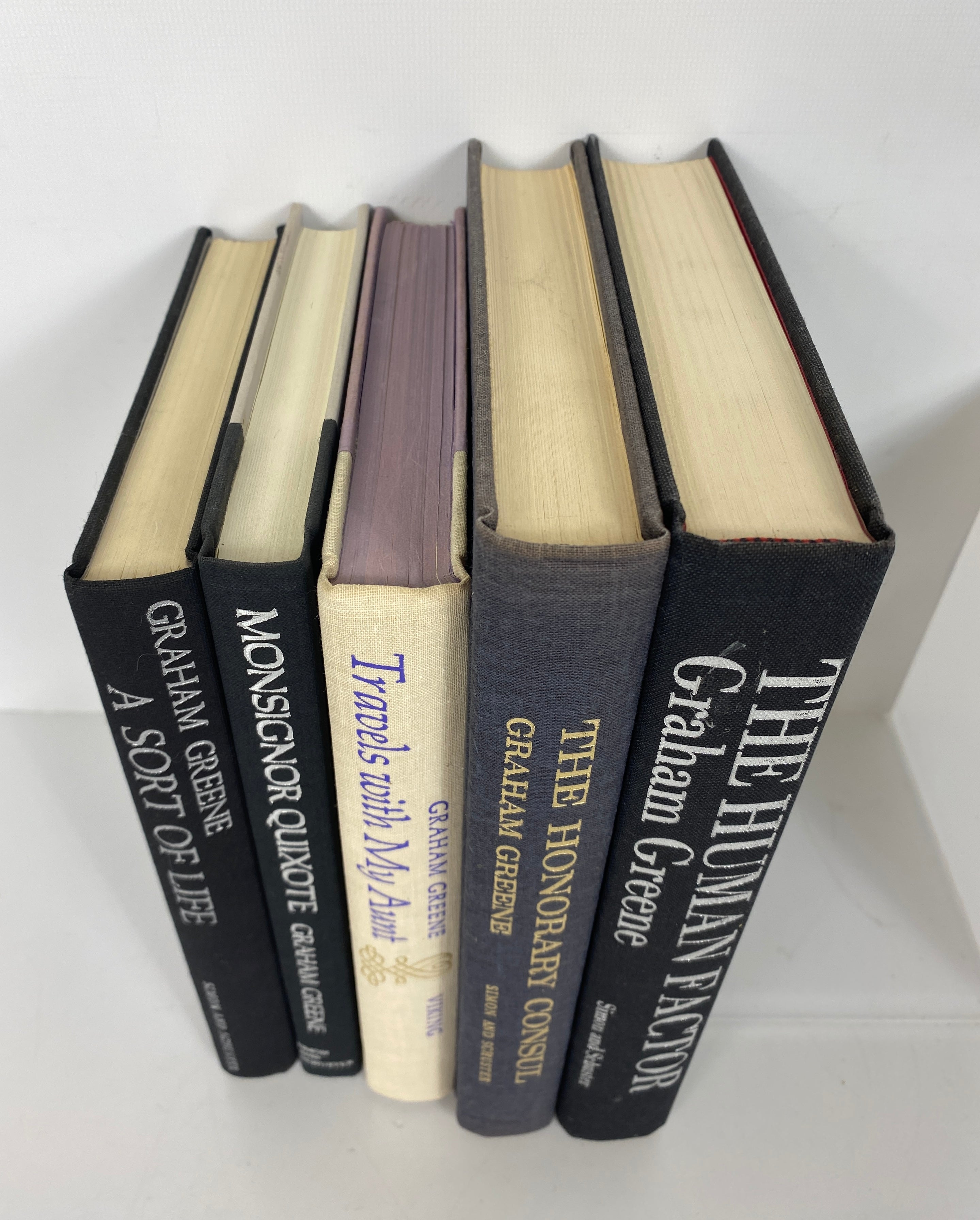 Lot of 5 Graham Greene Collector's First Edition Hardcovers