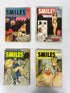 Smiles Humor Magazine Lot of 4 1949-1955 (31, 62, 64, 72)