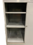 Republic Steel Dark Grey 3 Tier Sliding Door Cabinet