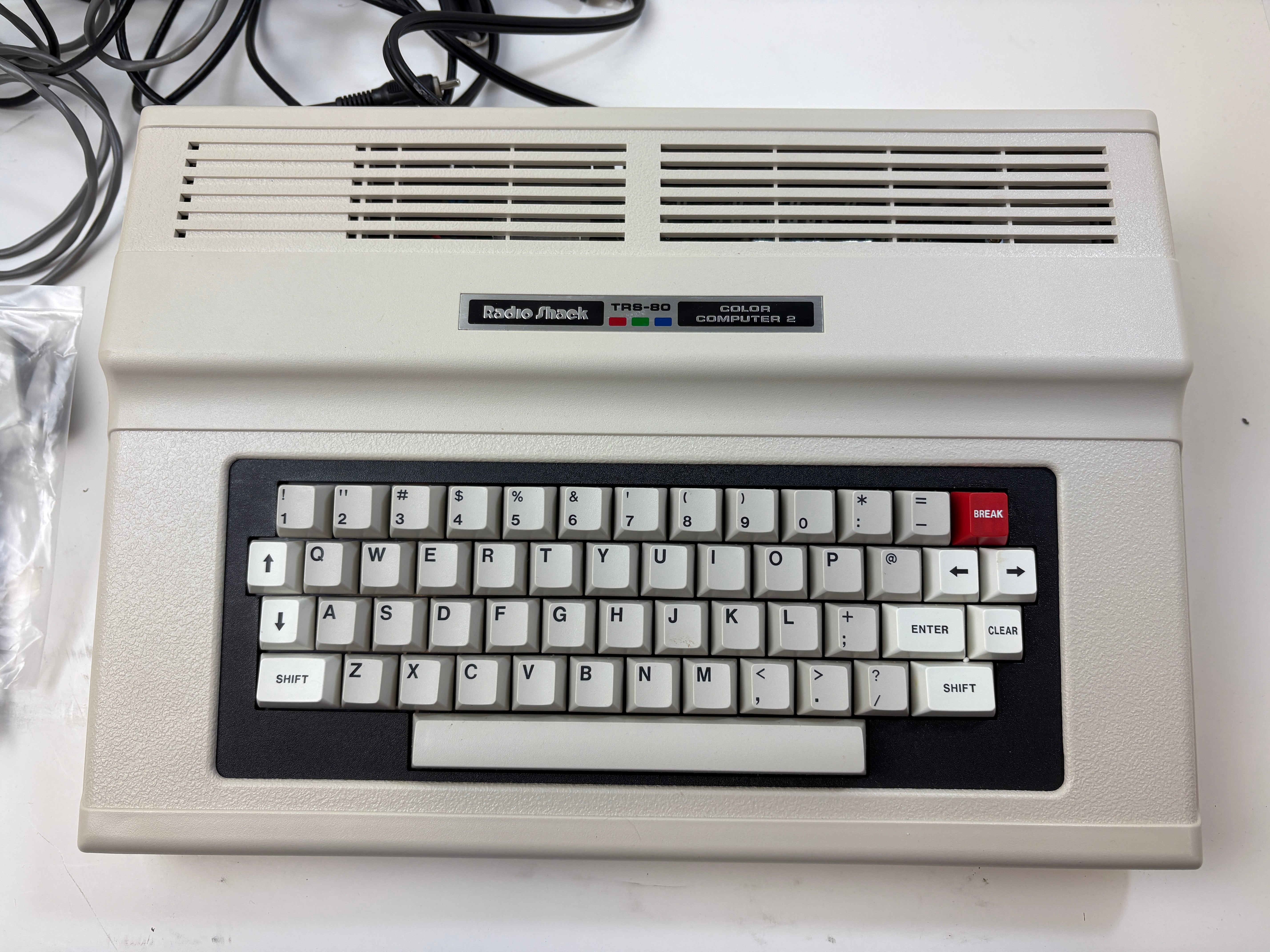 Radio Shack TRS-80 Color Computer 2 *Box and Documentation Included*